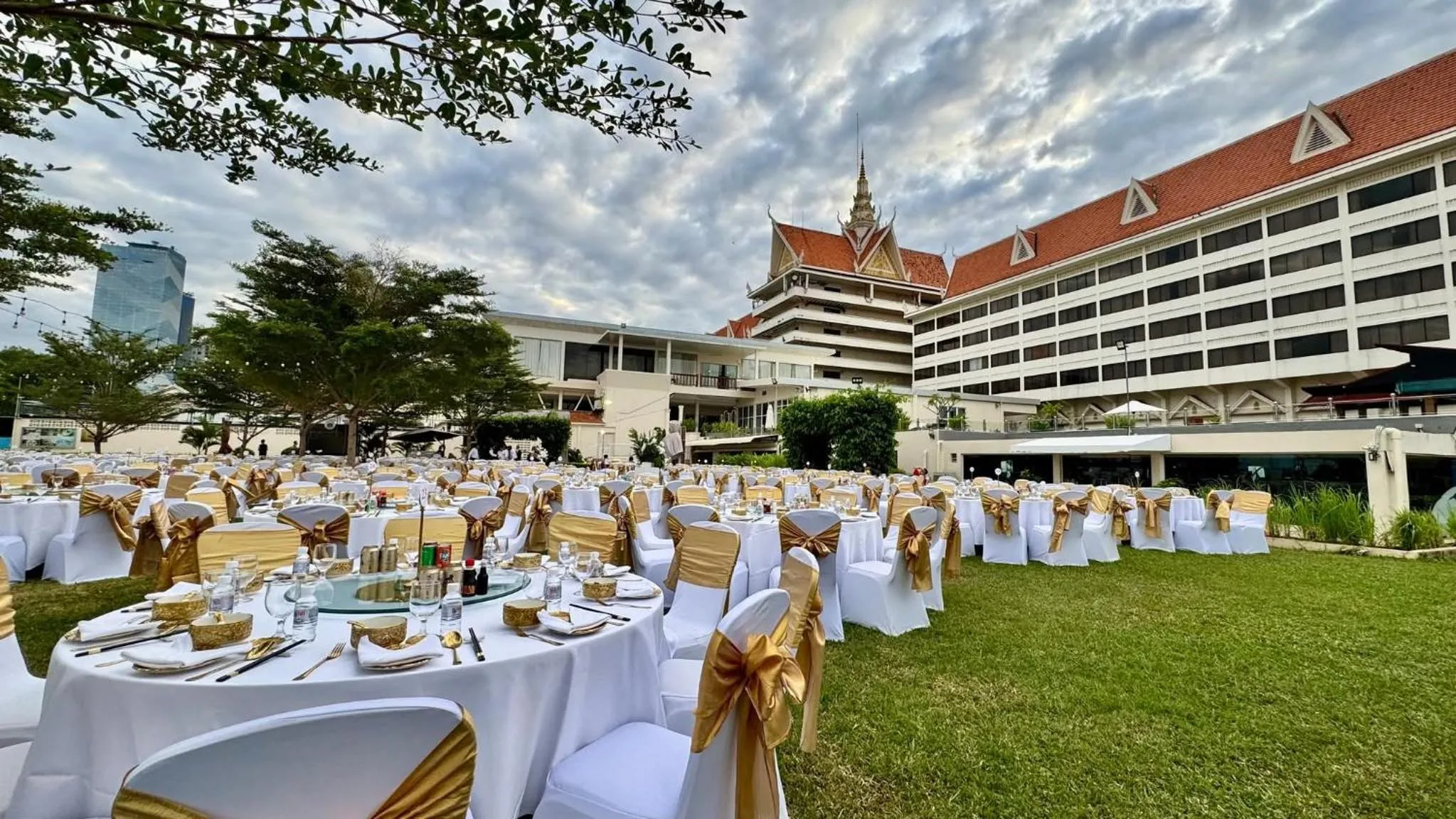 Property building in Hotel Cambodiana