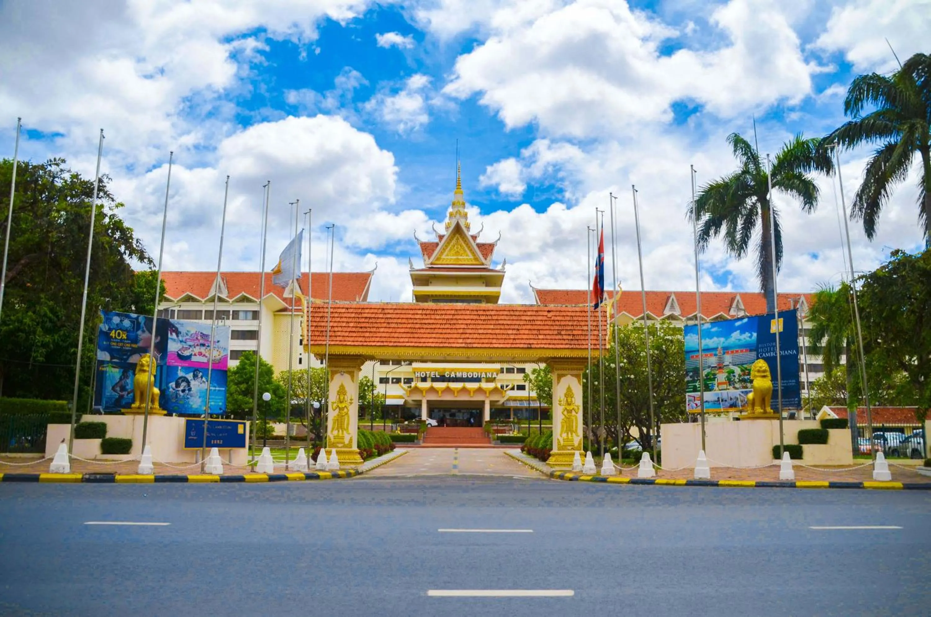 Property building in Hotel Cambodiana