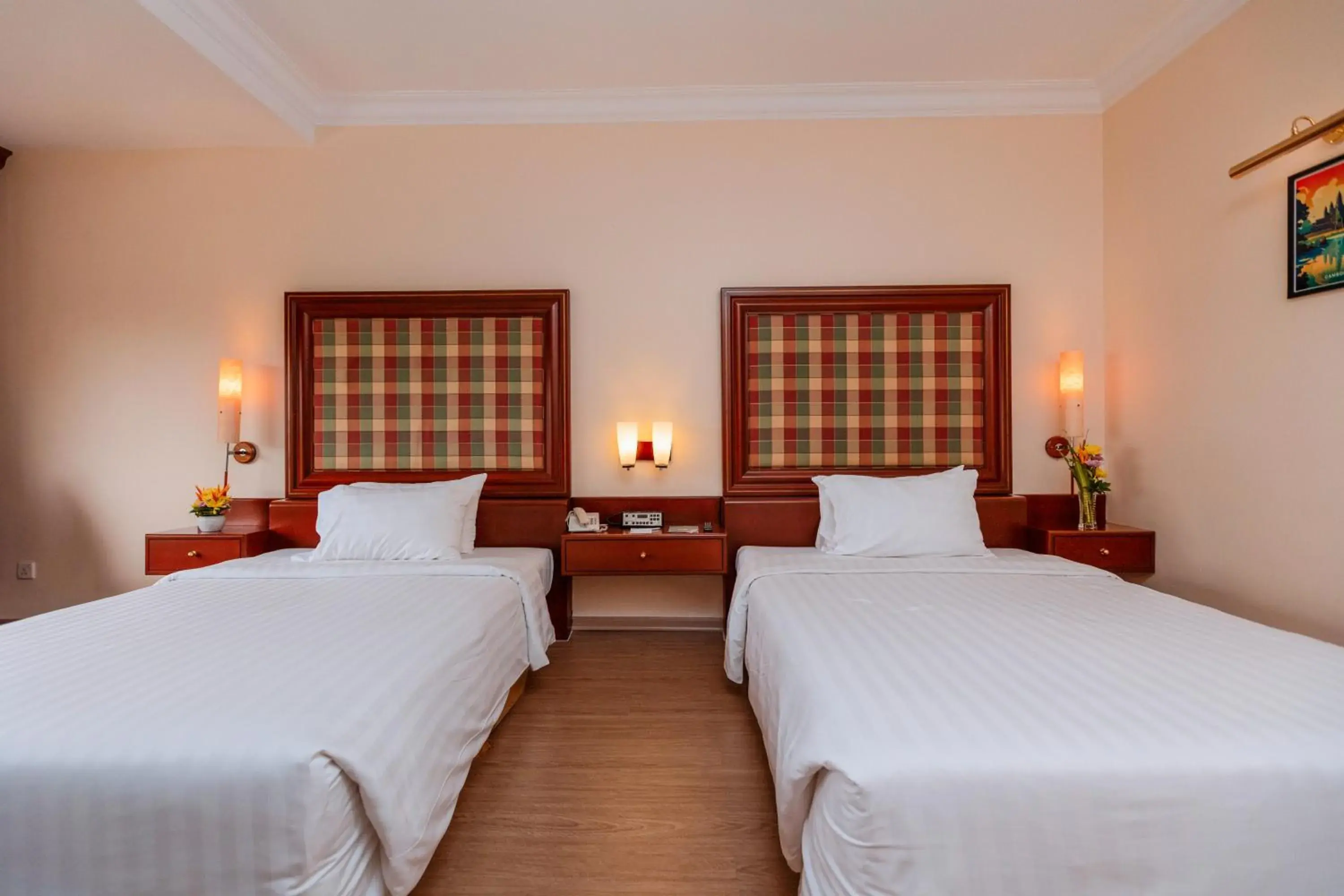 Bed in Hotel Cambodiana Bed in Hotel Cambodiana