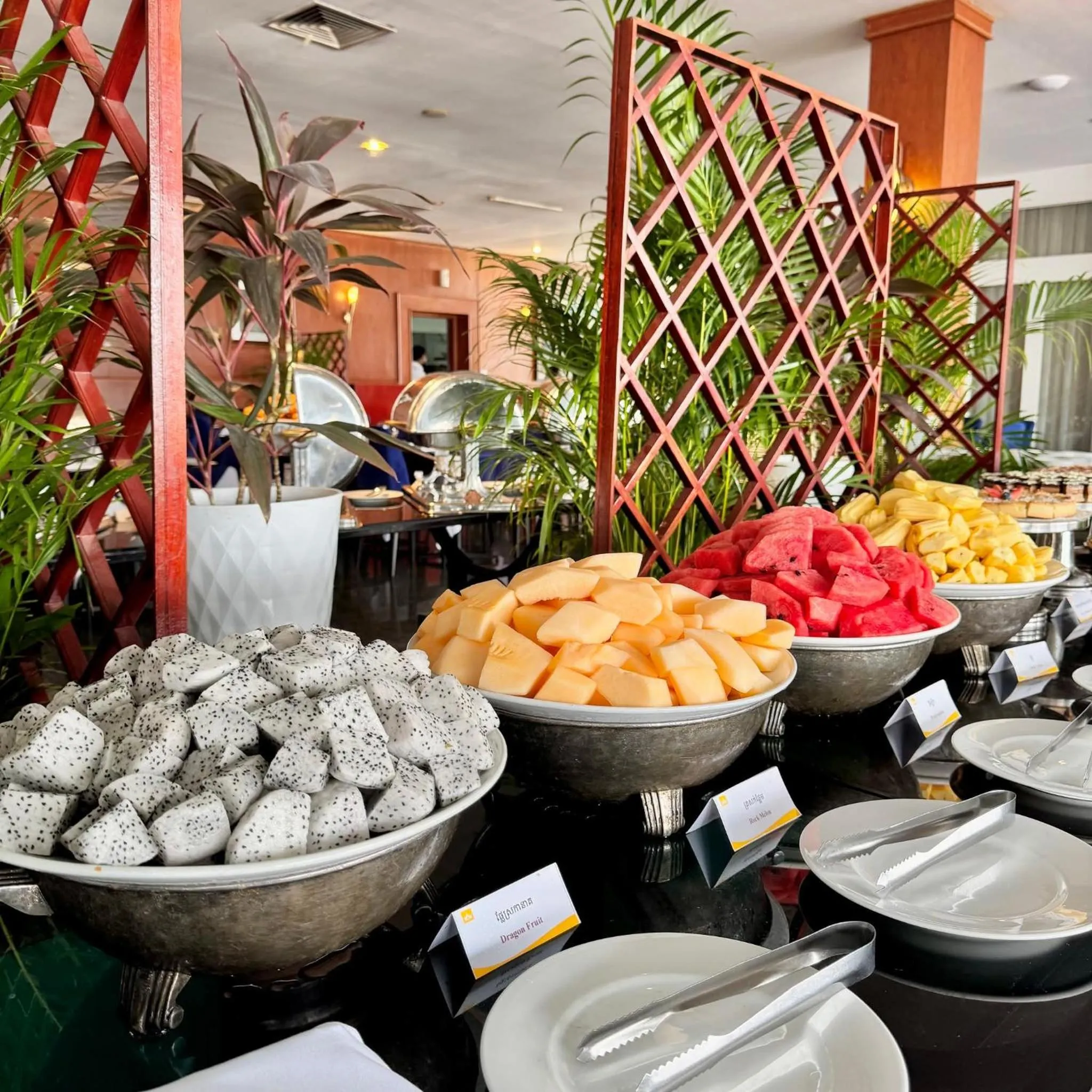 Breakfast in Hotel Cambodiana