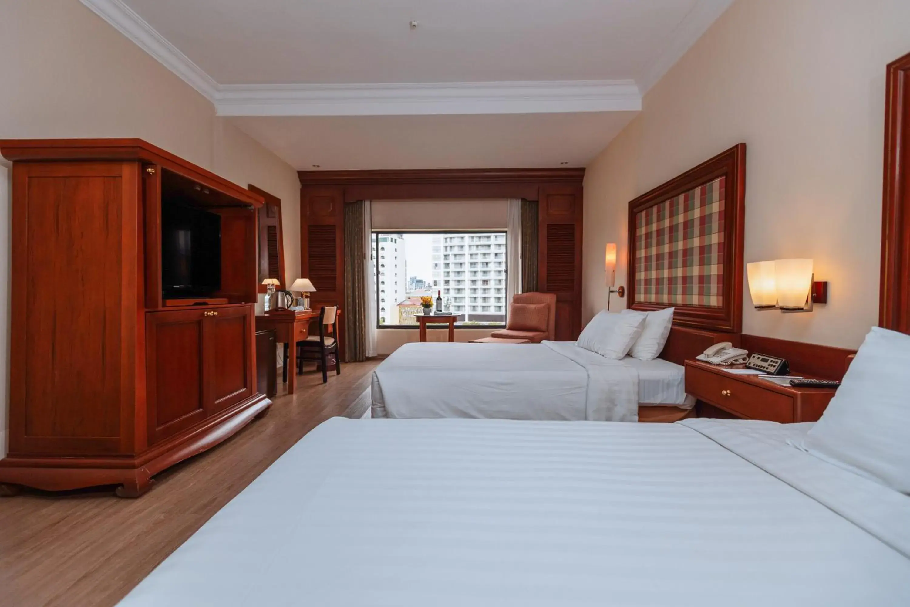 Bed in Hotel Cambodiana Bed in Hotel Cambodiana