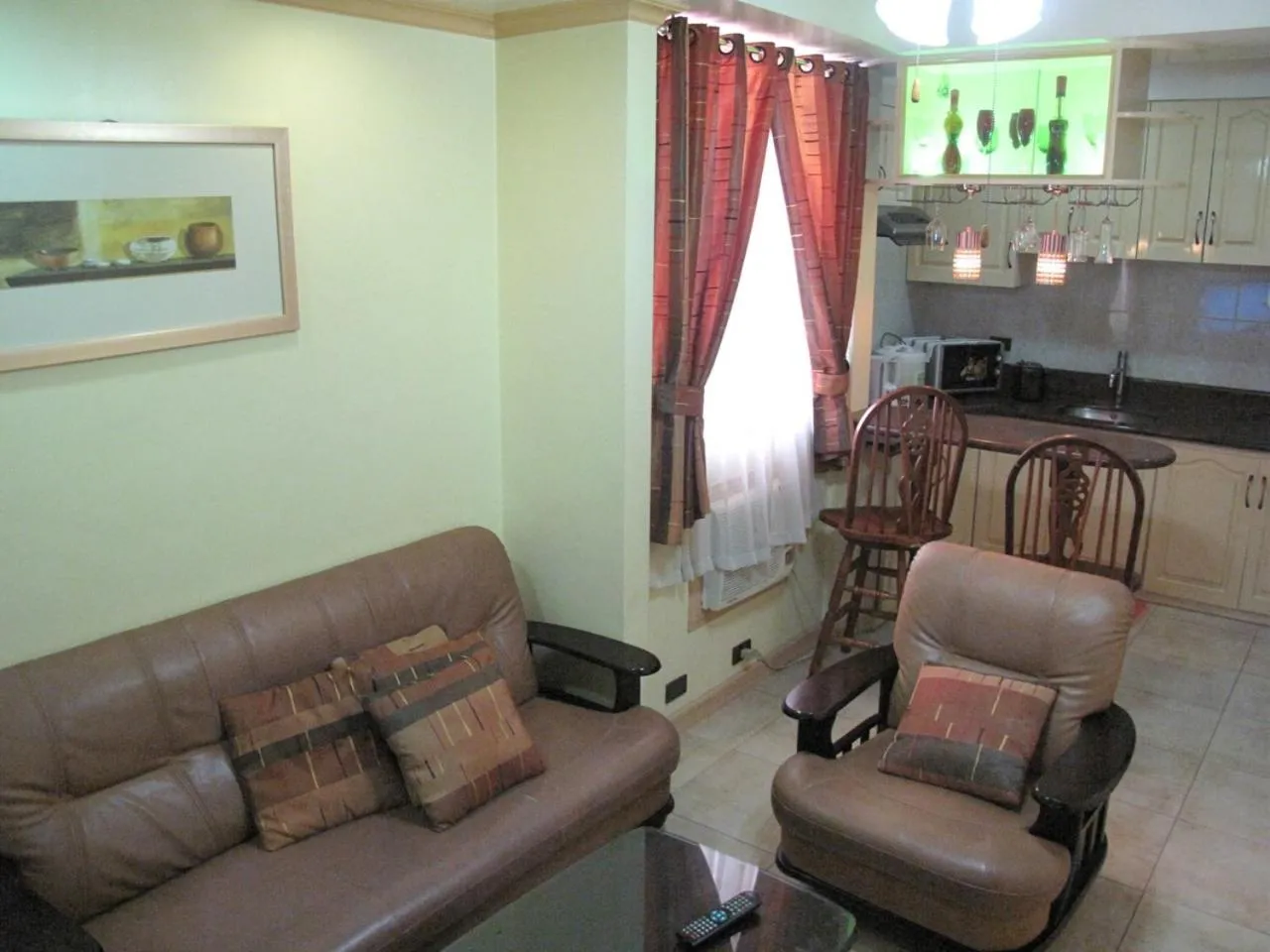 Living room in Makati Suites at Travelers Inn