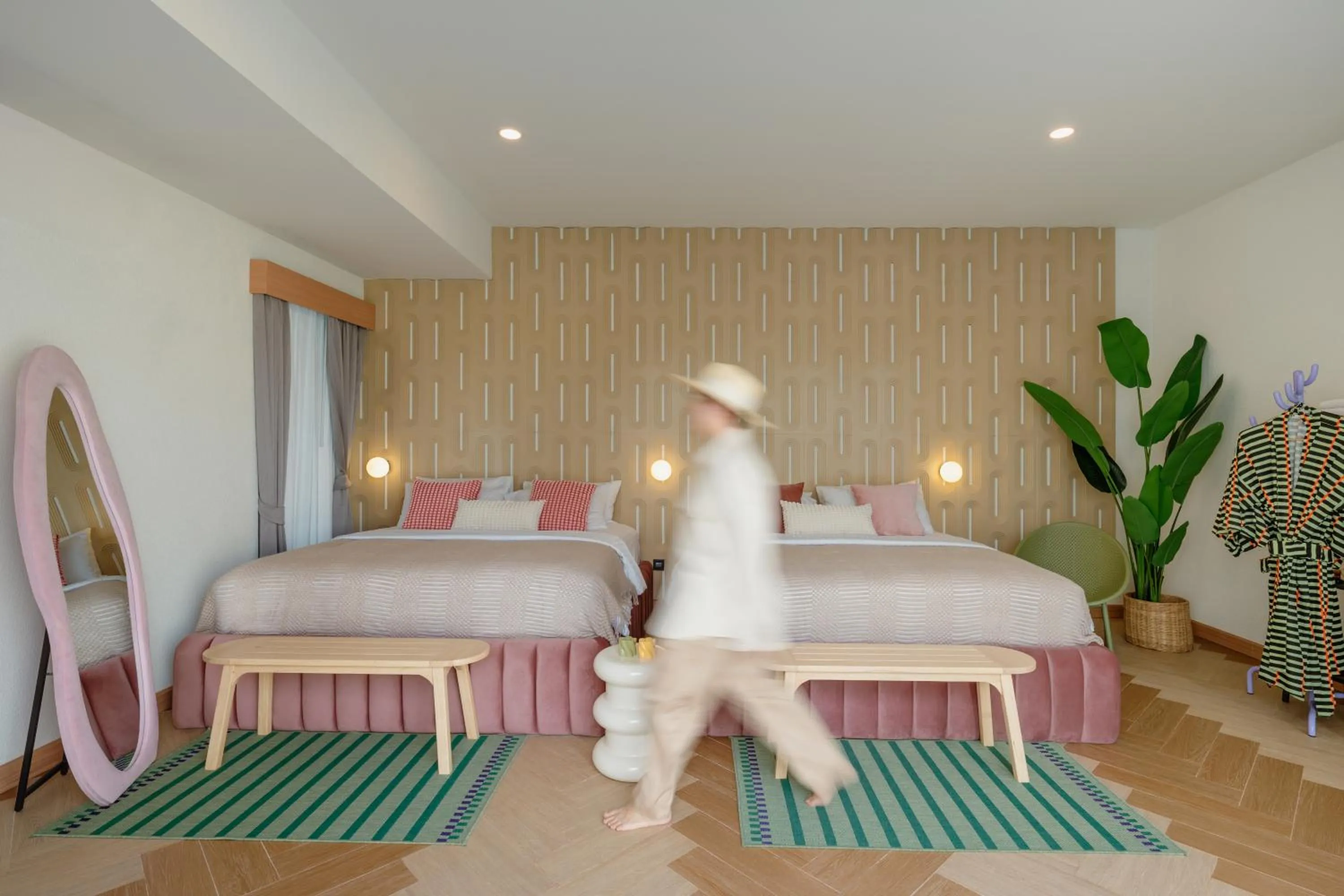 Bed in Maldives Beach Resort