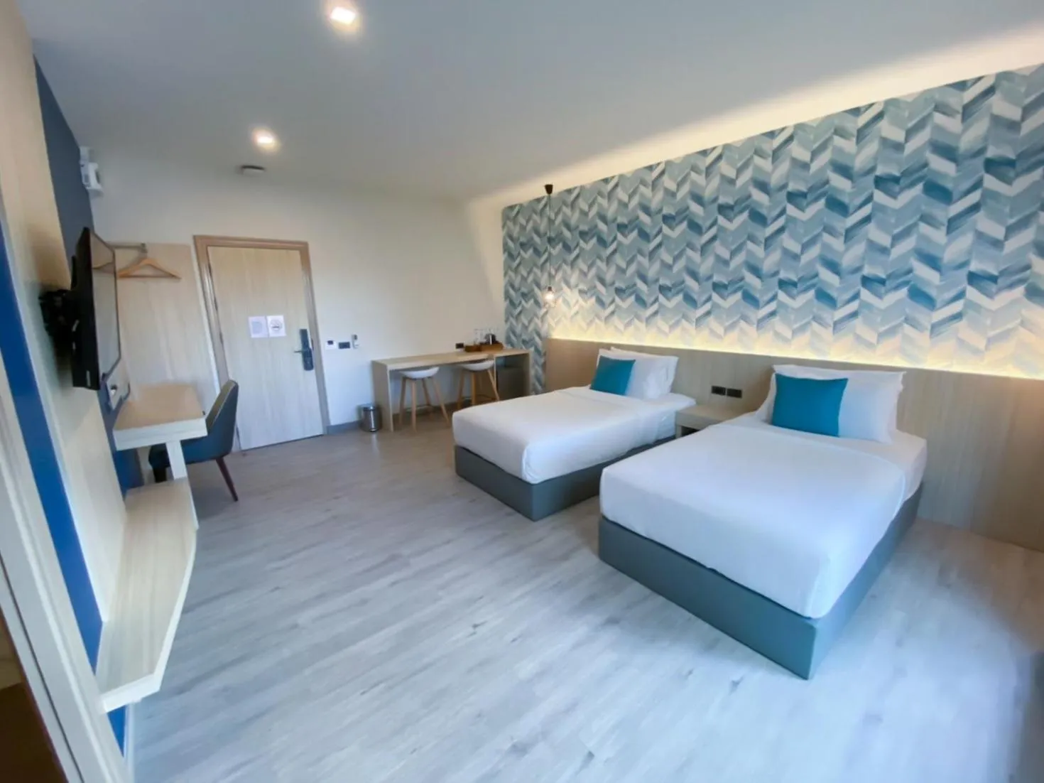 Bed in Maldives Beach Resort