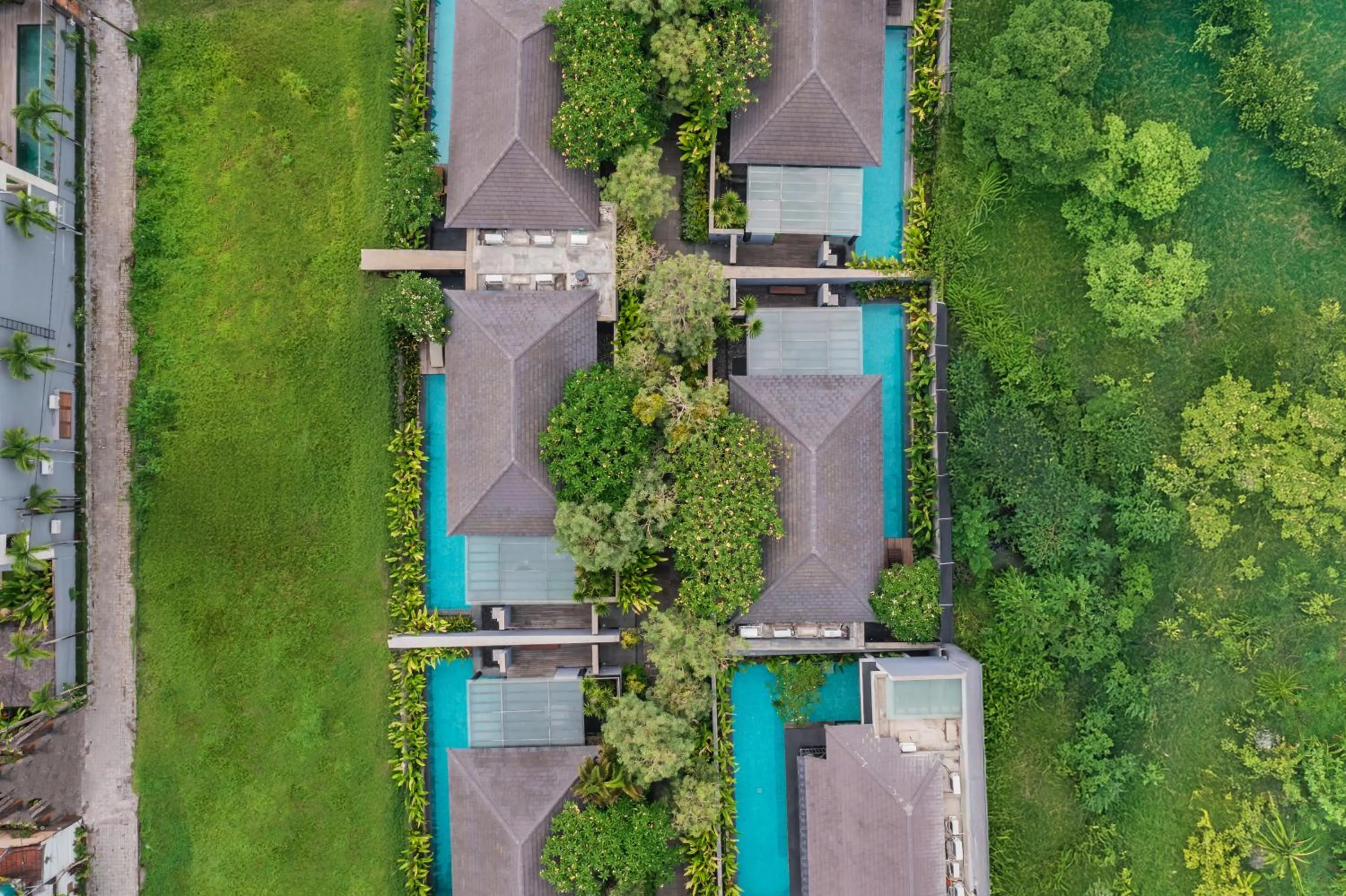 Bird's eye view in Javana Royal Villas