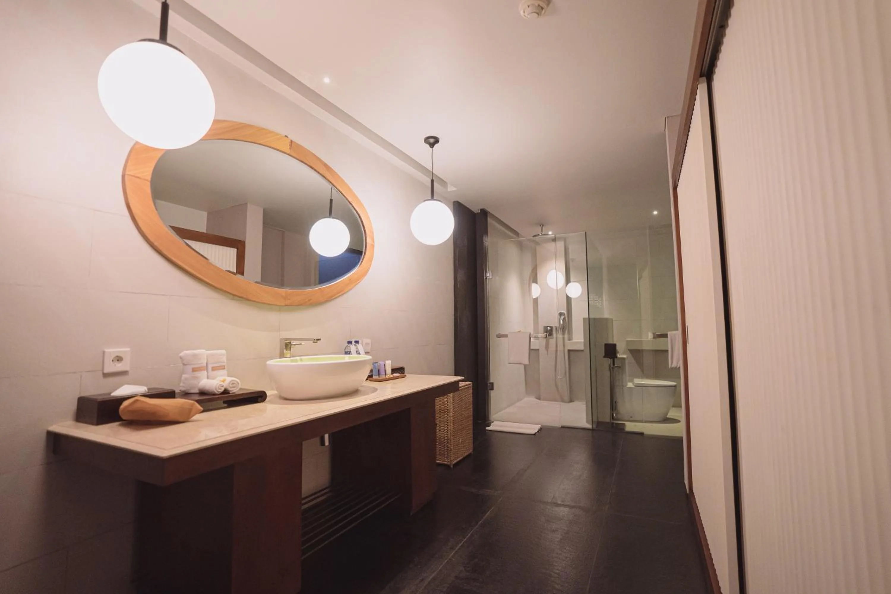 Shower in Javana Royal Villas