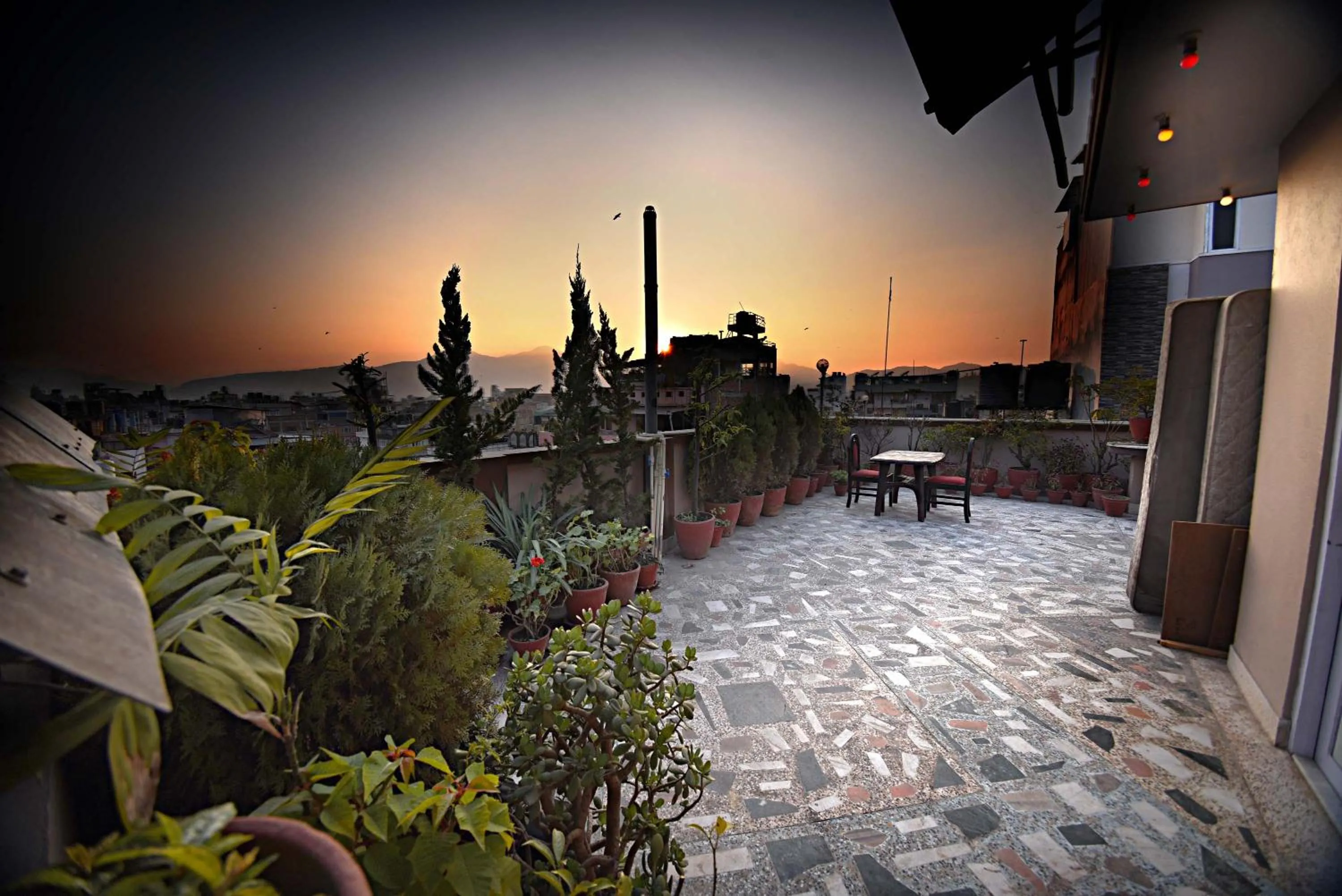 Patio in Greatwall International Hotel