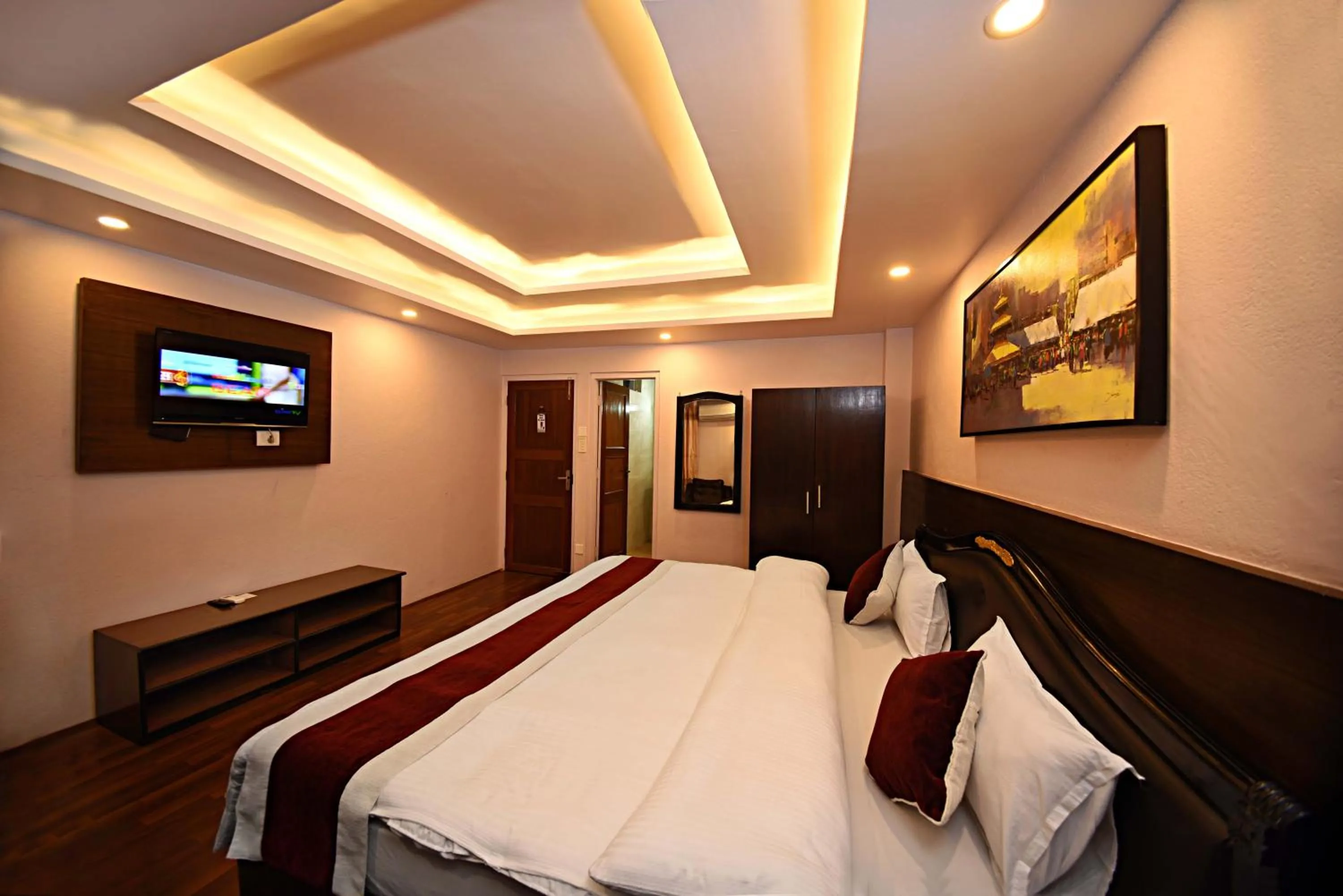 TV and multimedia, Bed in Greatwall International Hotel