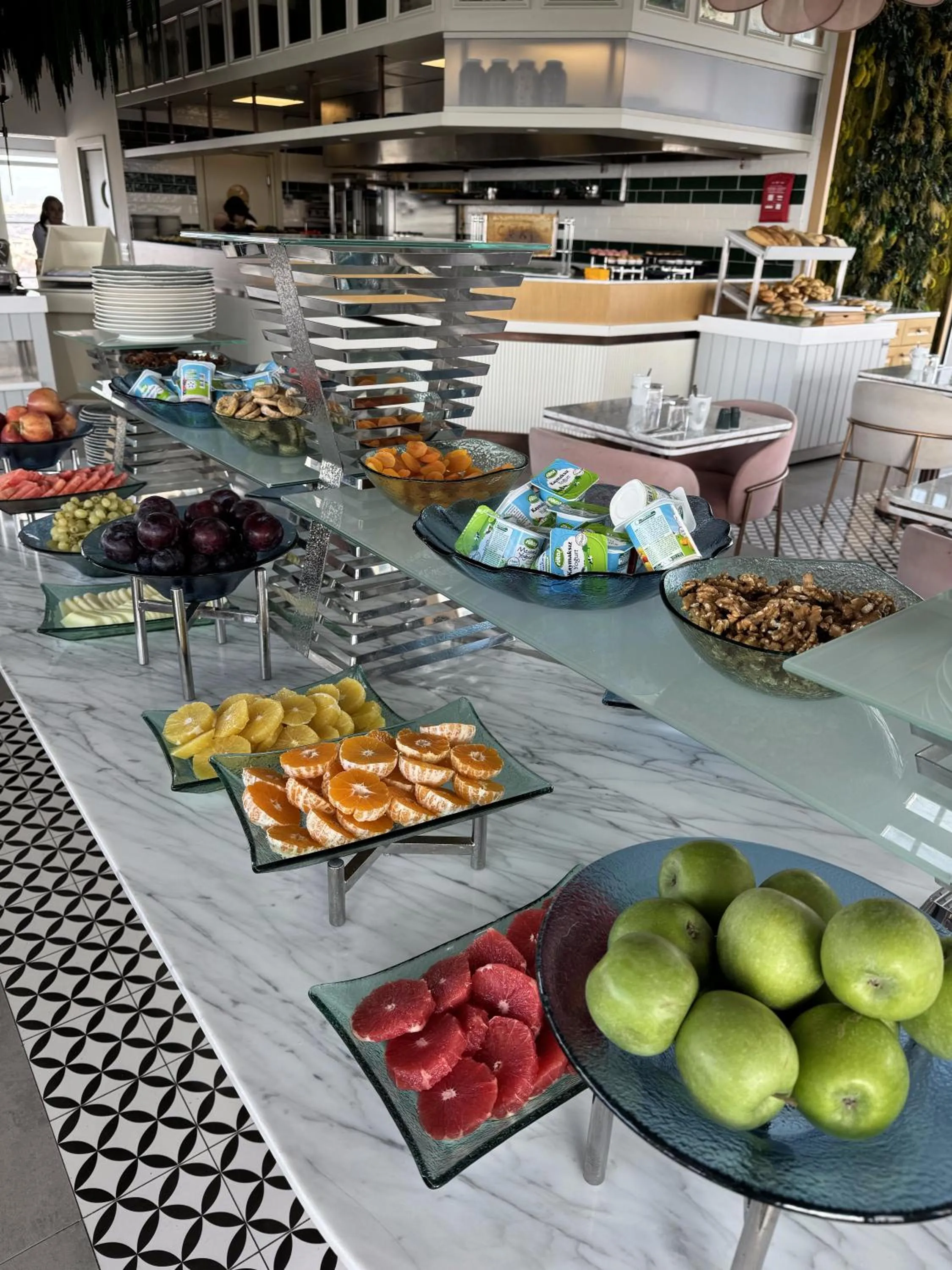 Buffet breakfast in CVK Taksim Hotel Istanbul