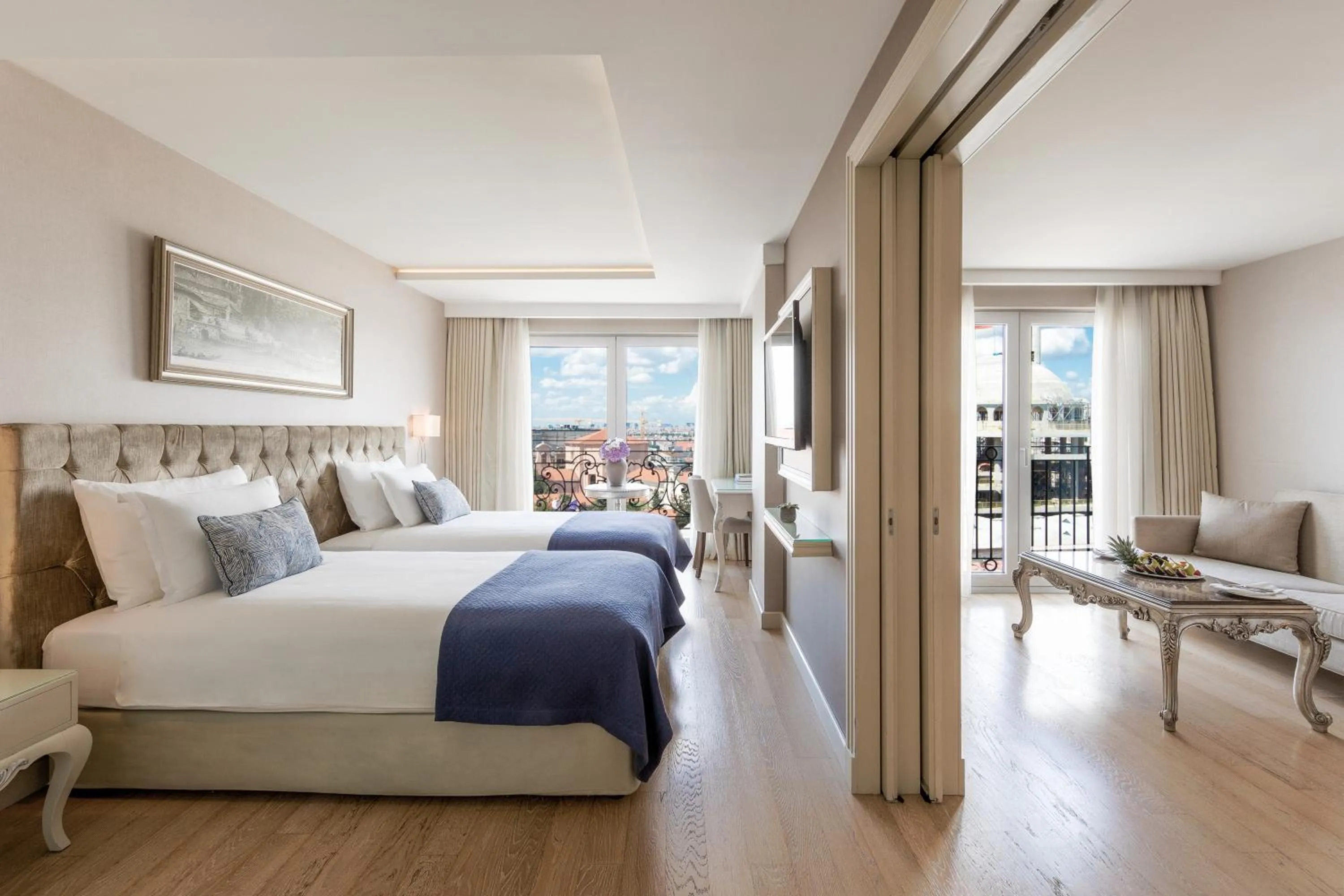 Bed in CVK Taksim Hotel Istanbul