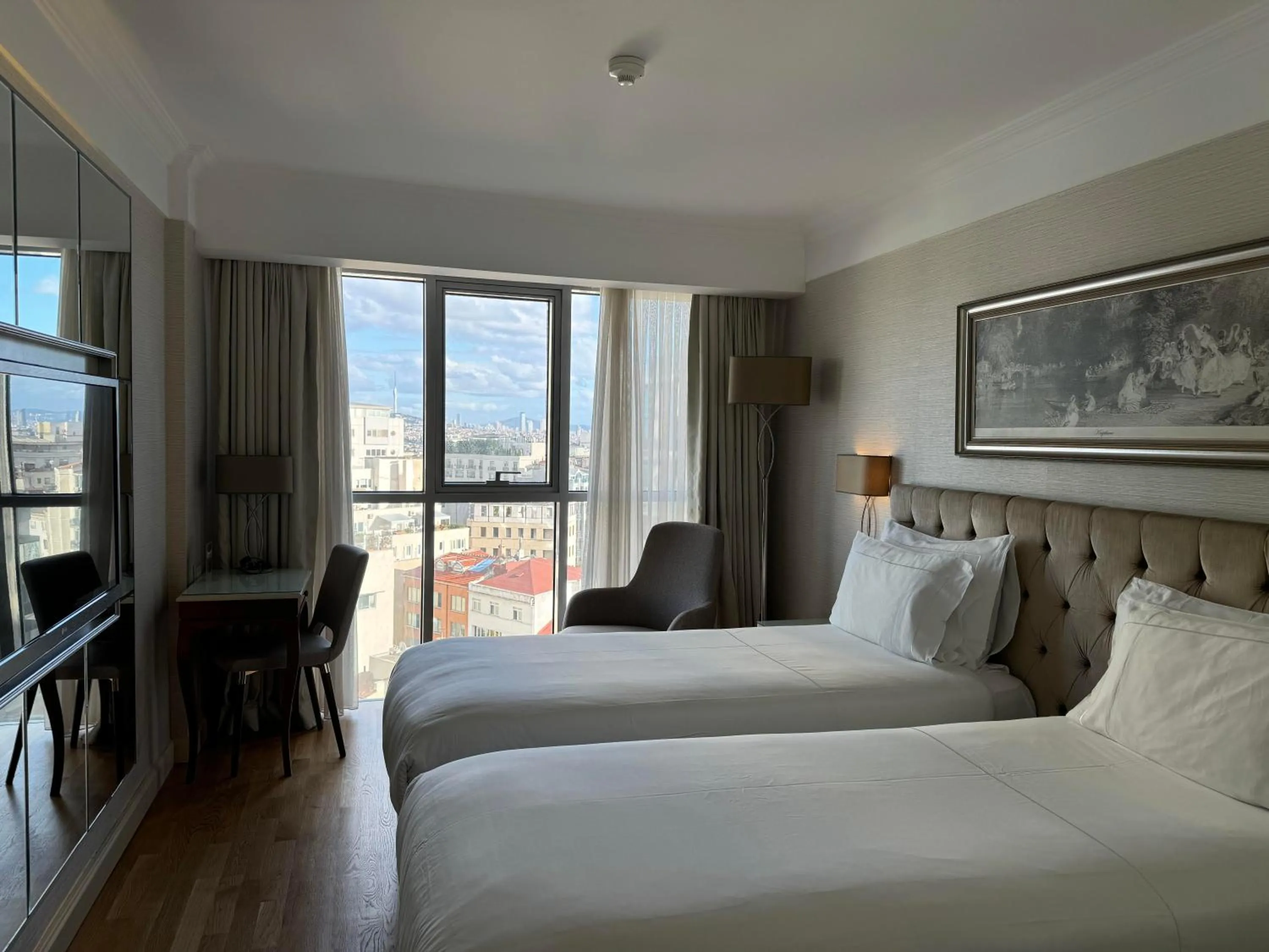 Bed in CVK Taksim Hotel Istanbul