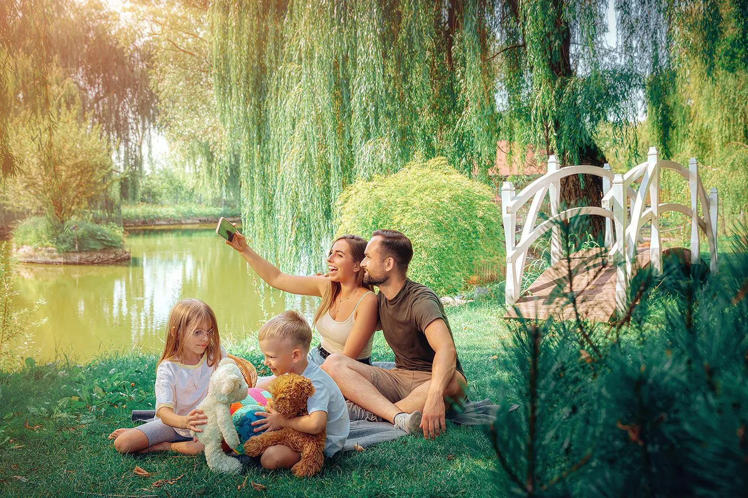 Garden in Zacisze Nad Nidą Resort
