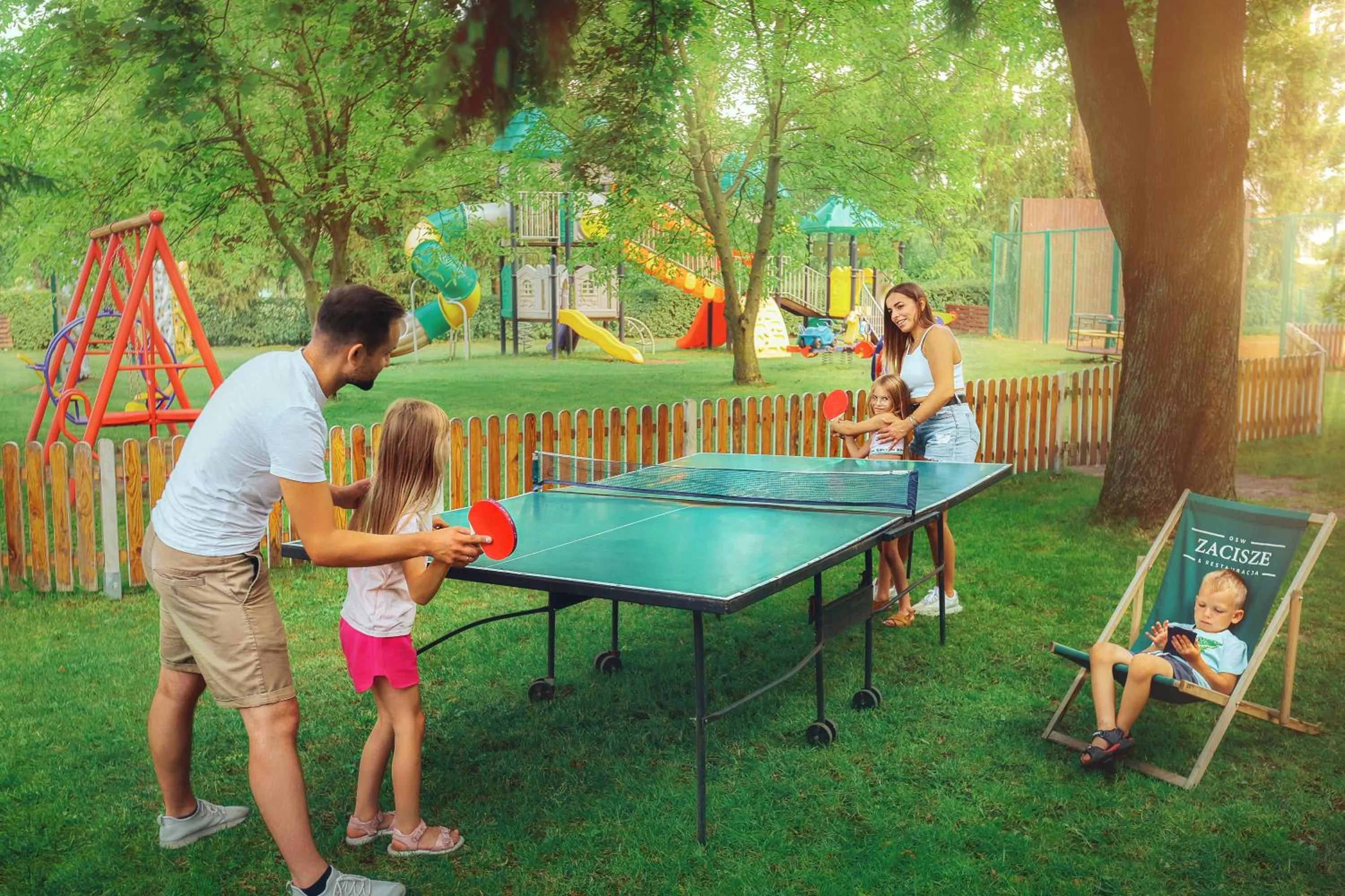 People in Zacisze Nad Nidą Resort