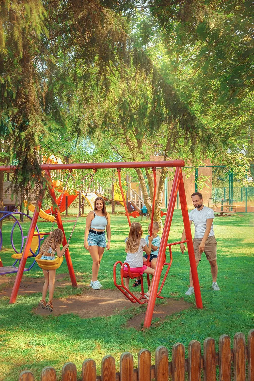 Children play ground in Zacisze Nad Nidą Resort