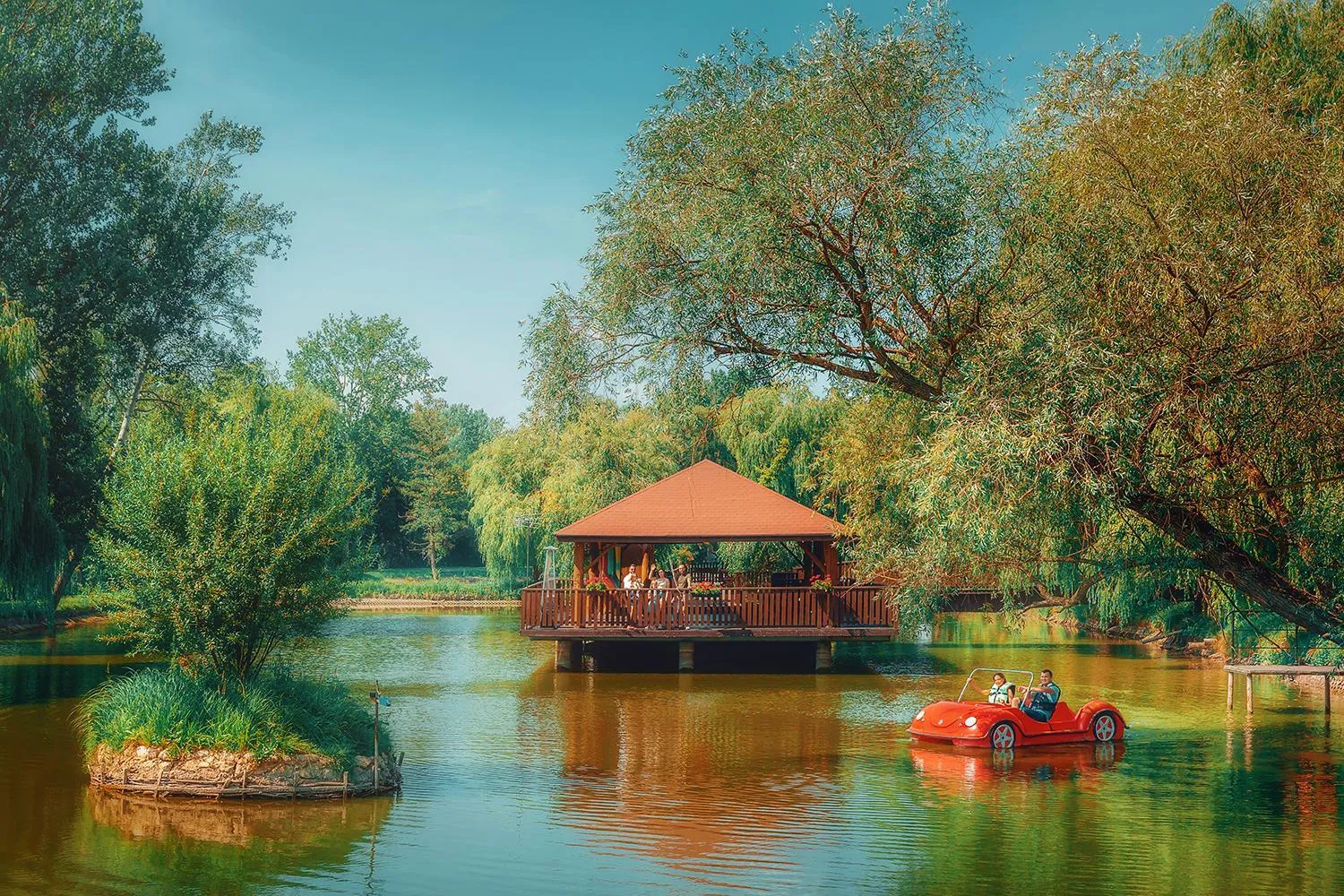Garden in Zacisze Nad Nidą Resort