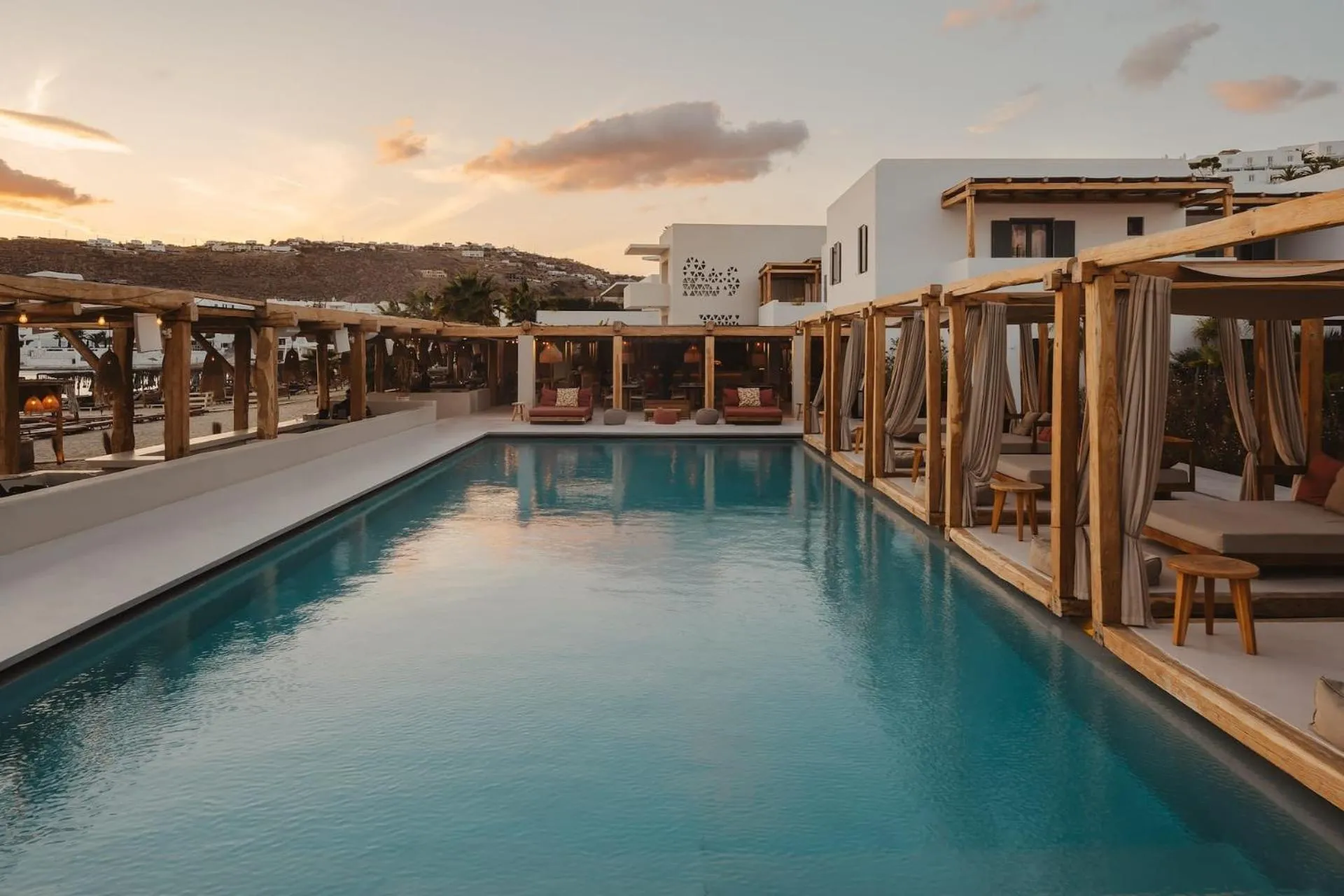 Swimming pool in Branco Mykonos