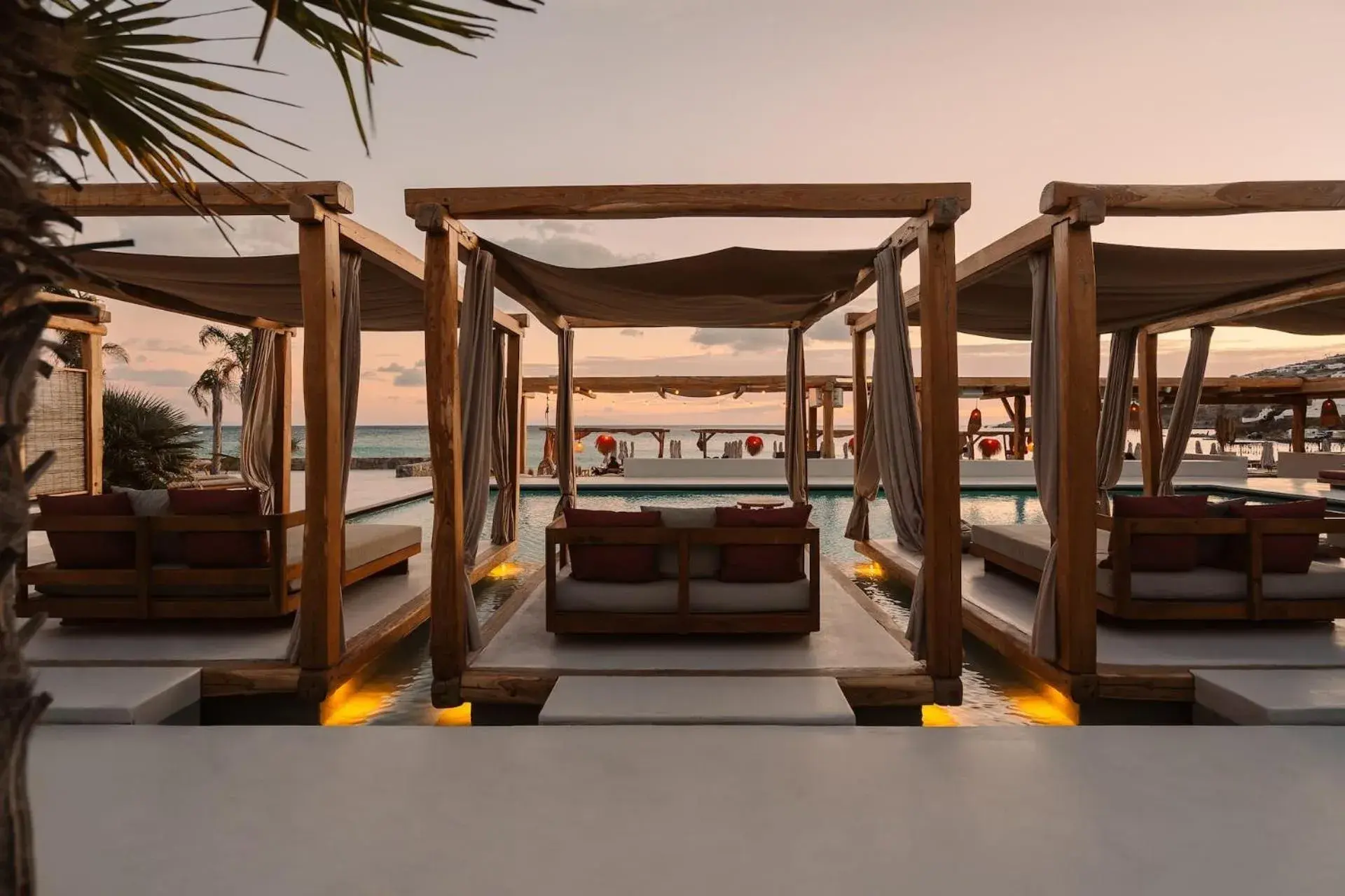 Swimming pool in Branco Mykonos Swimming pool in Branco Mykonos