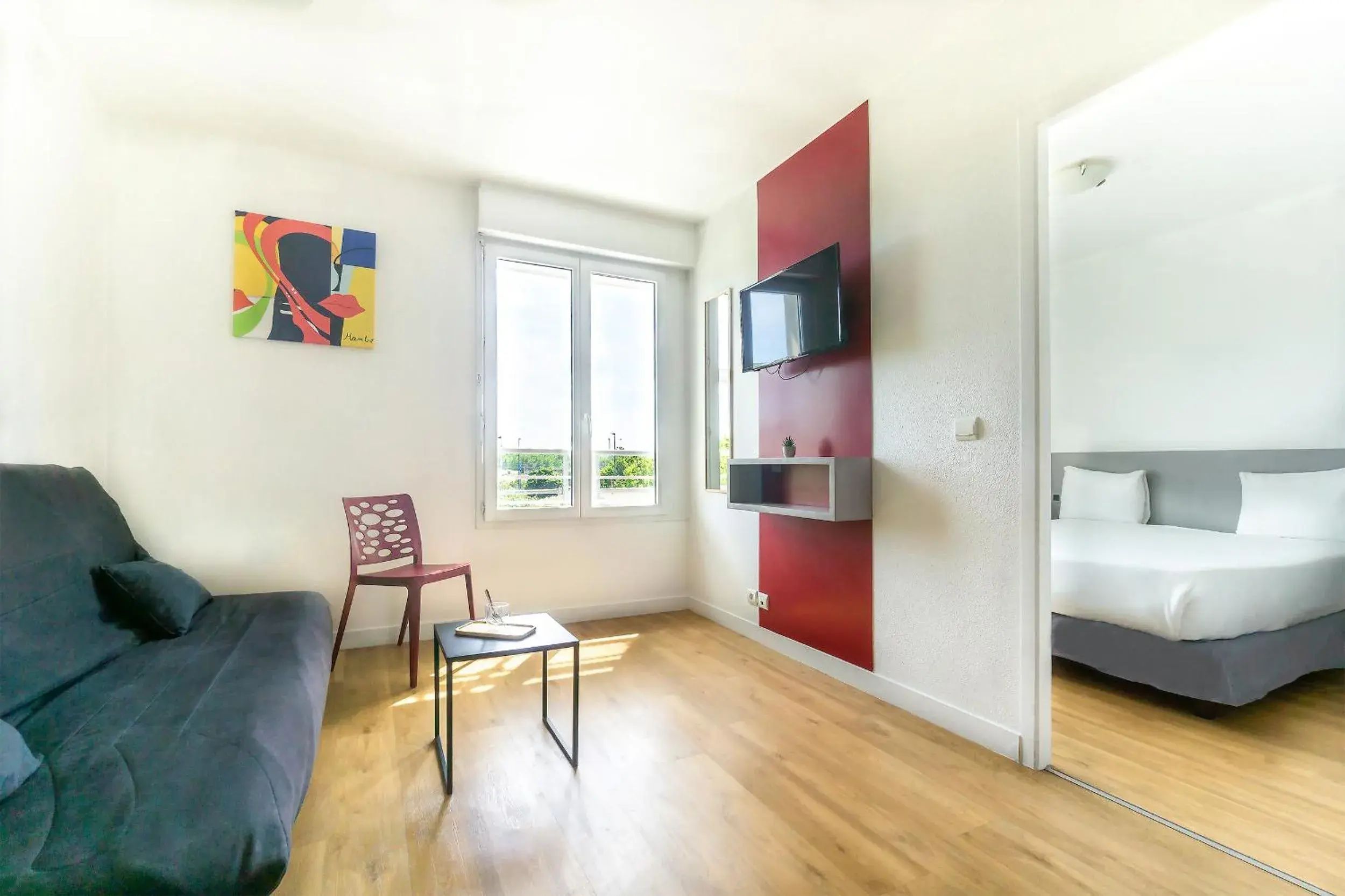 Photo of the whole room, Bed in City Résidence Chelles Photo of the whole room, Bed in City Résidence Chelles