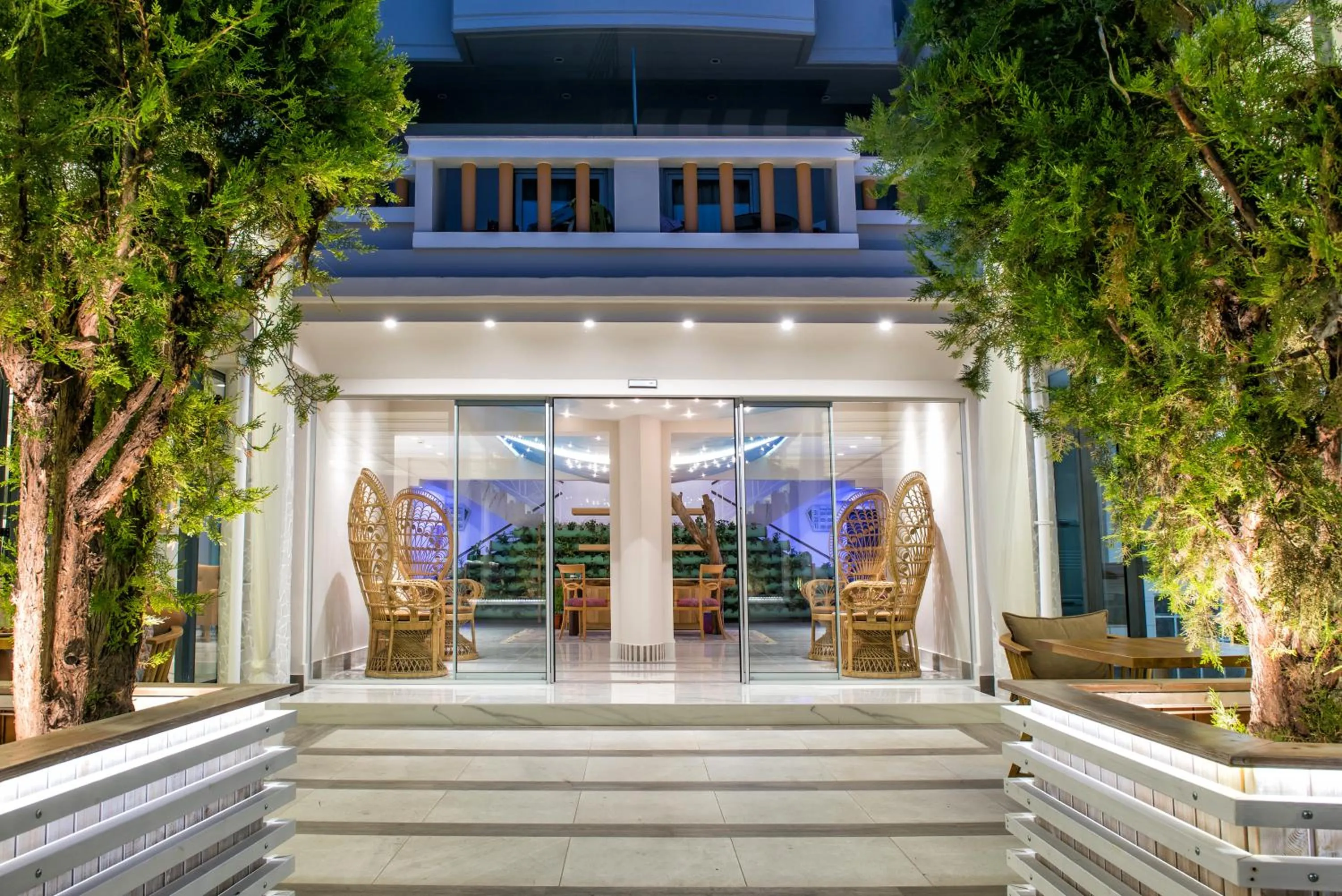 Facade/entrance in Senses Blue Boutique hotel