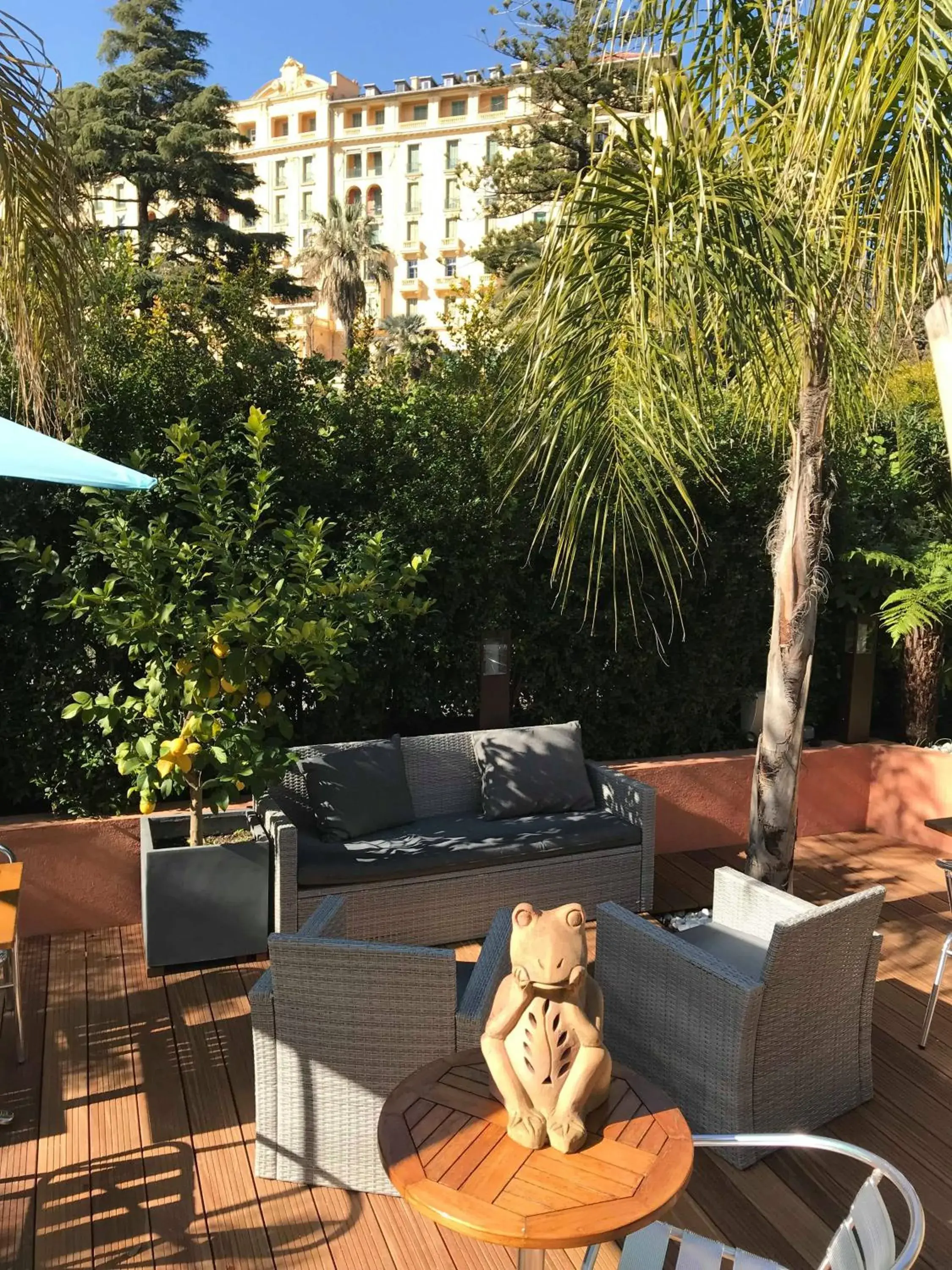 Patio in Hotel Pavillon Imperial