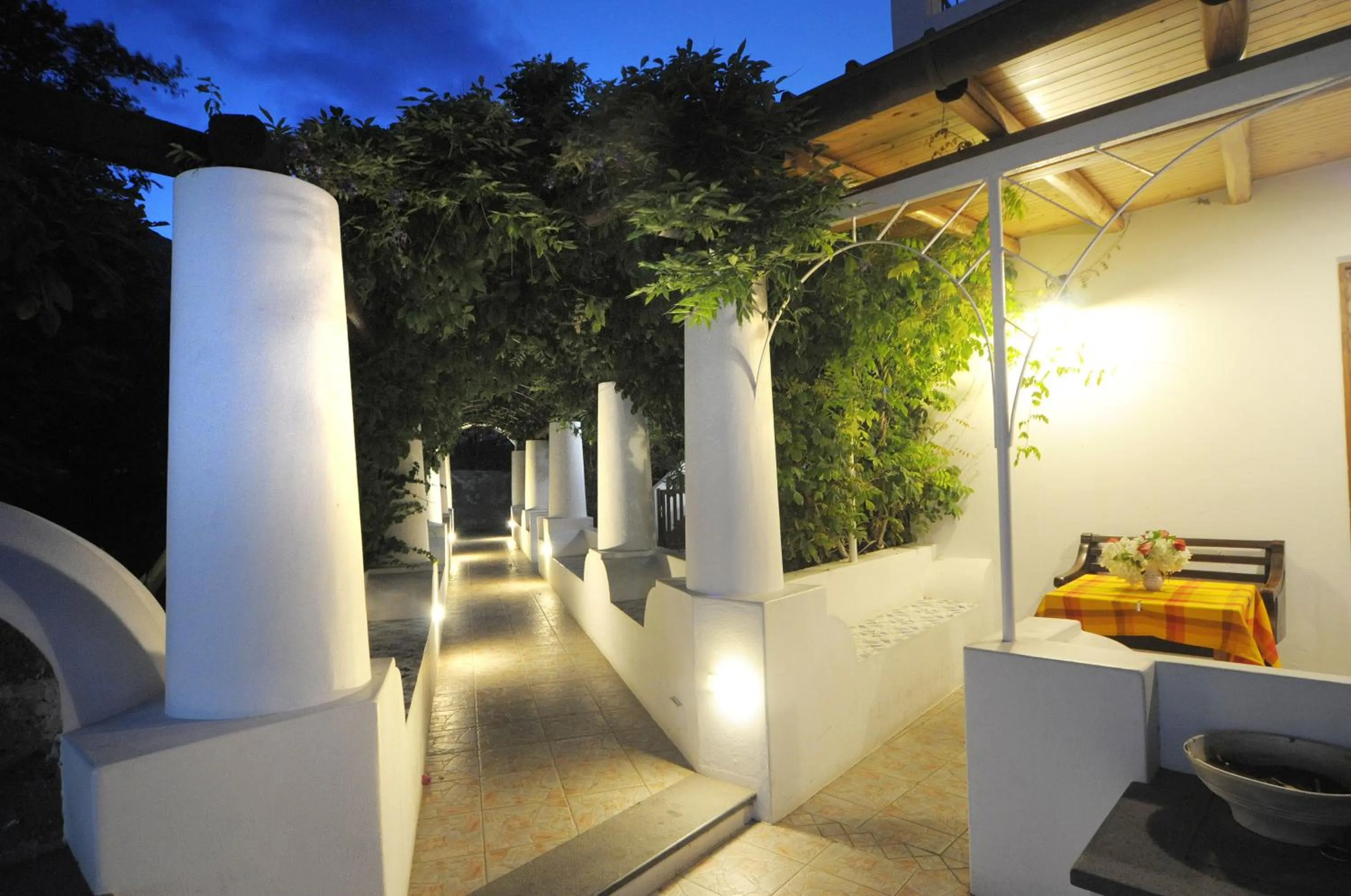Facade/entrance in Hotel Villaggio Stromboli - isola di Stromboli