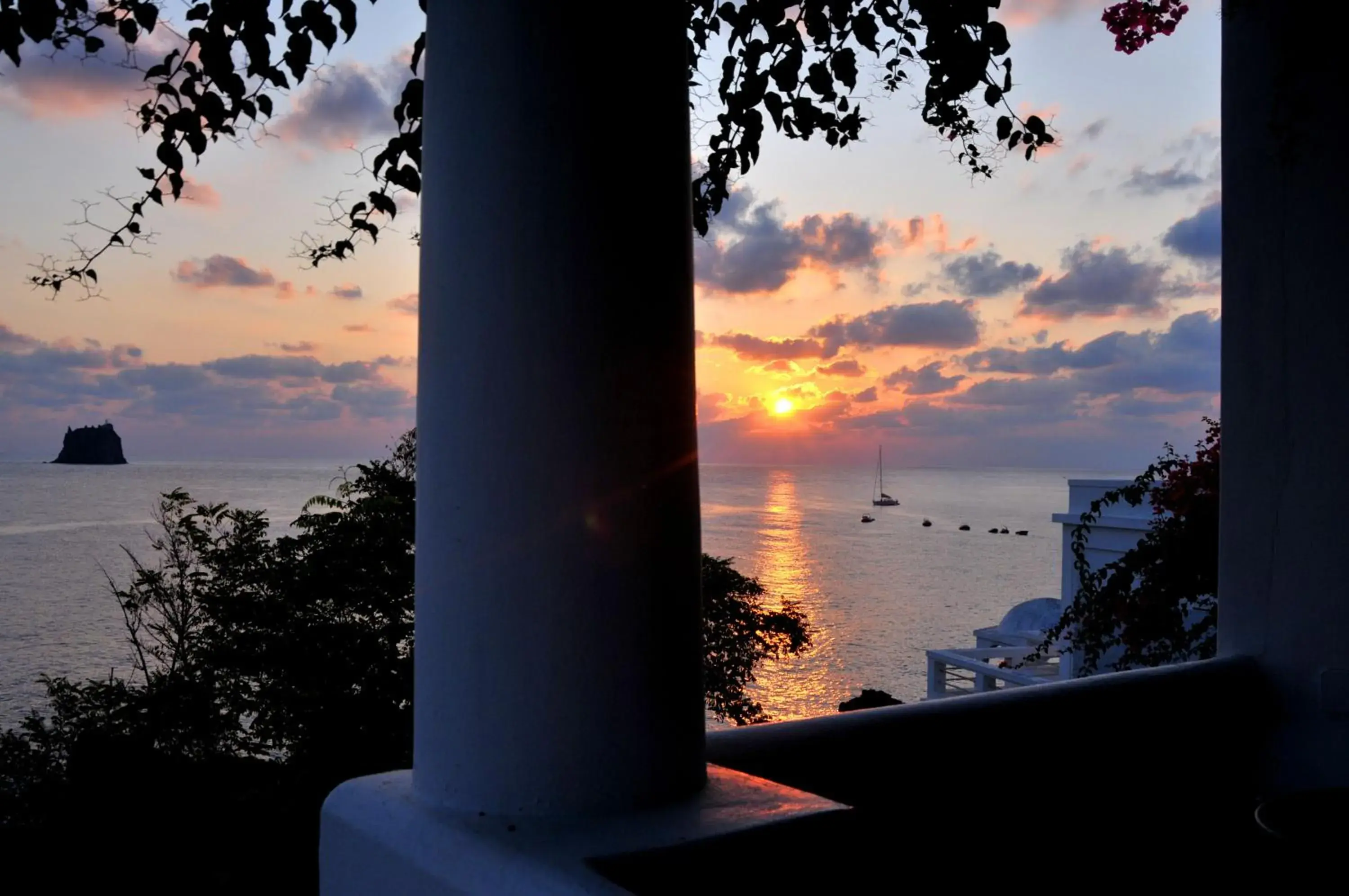 View (from property/room), Sunrise/Sunset in Hotel Villaggio Stromboli - isola di Stromboli