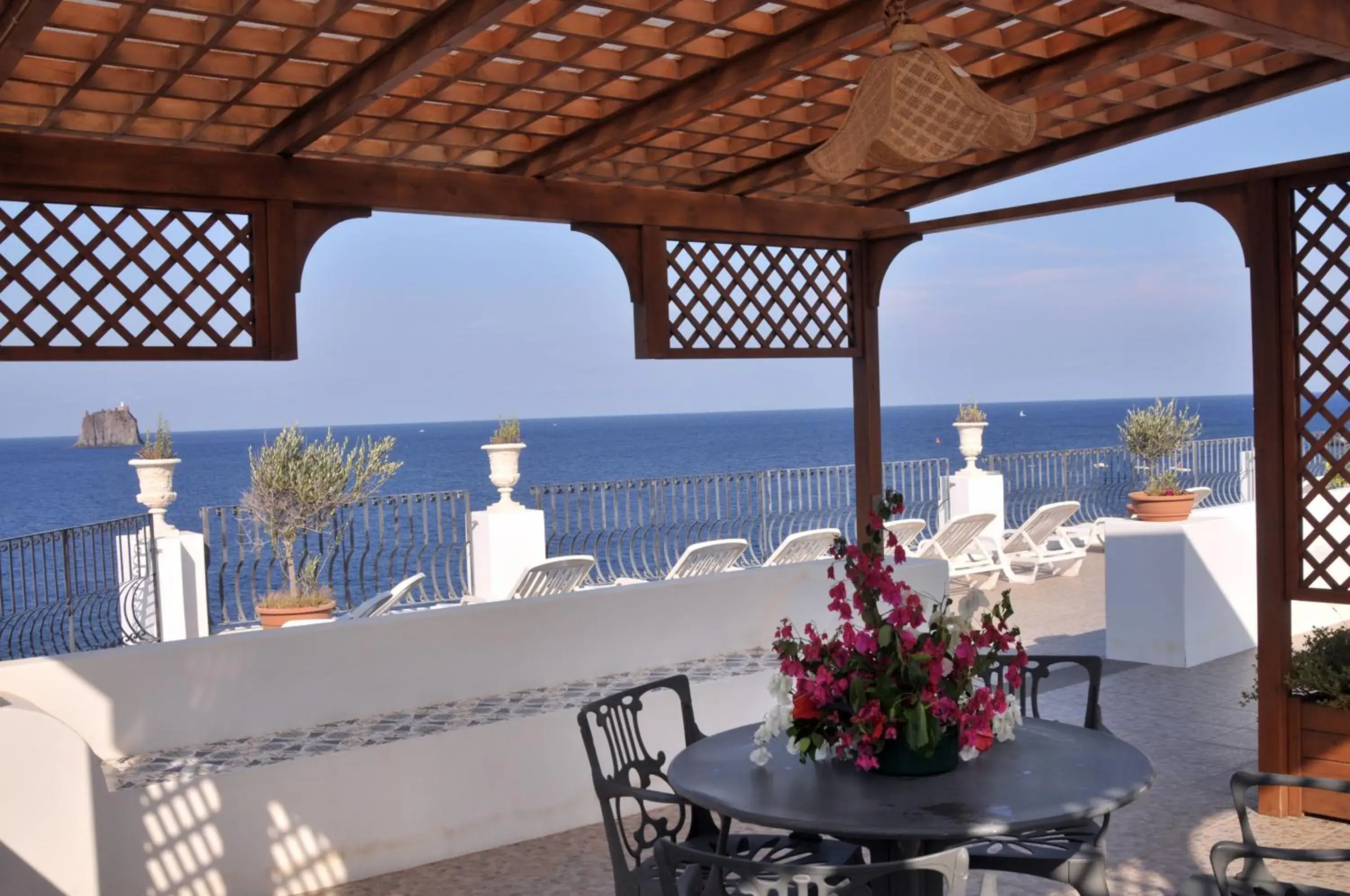 View (from property/room), Sea View in Hotel Villaggio Stromboli - isola di Stromboli