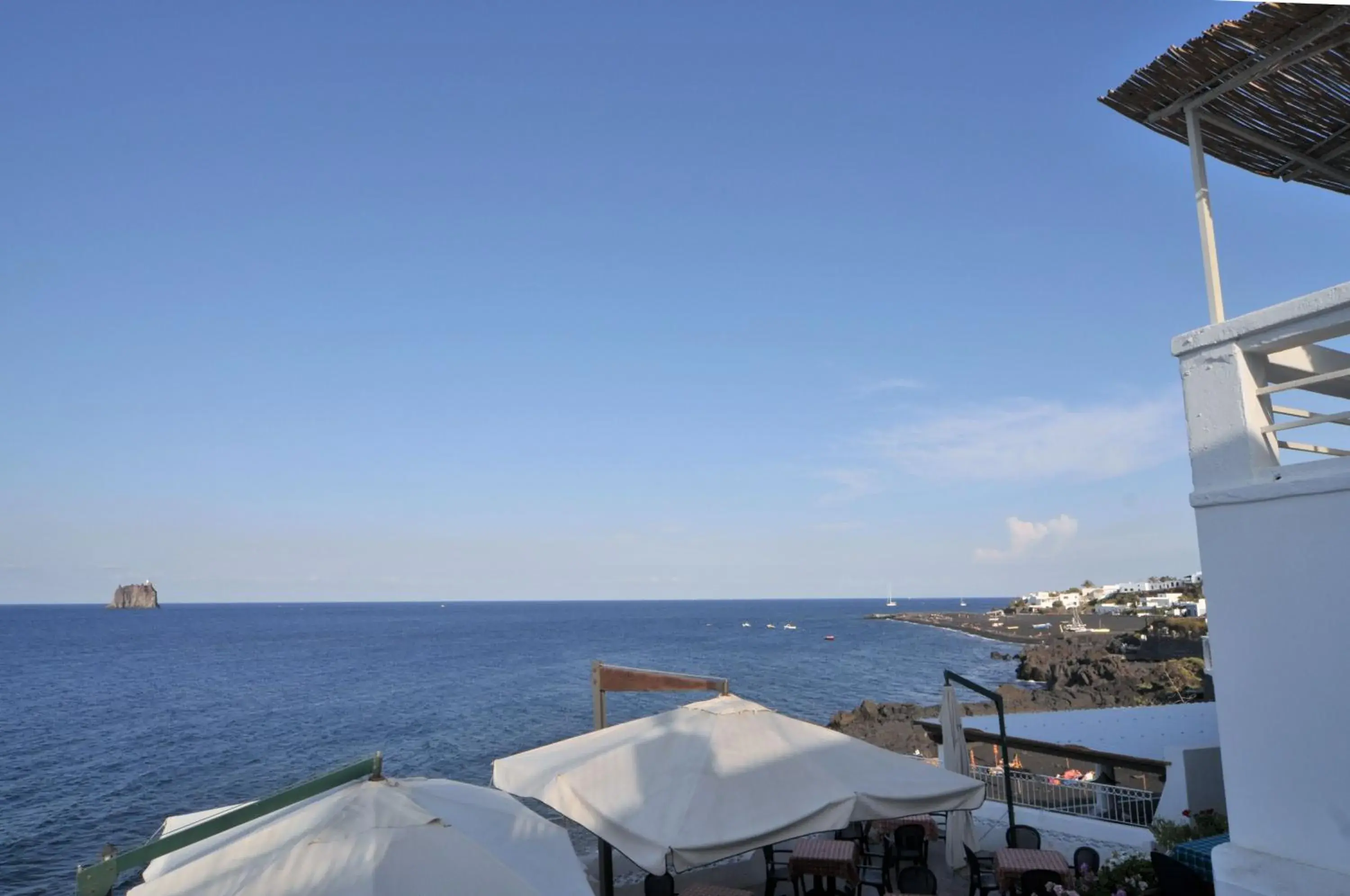 View (from property/room), Sea View in Hotel Villaggio Stromboli - isola di Stromboli