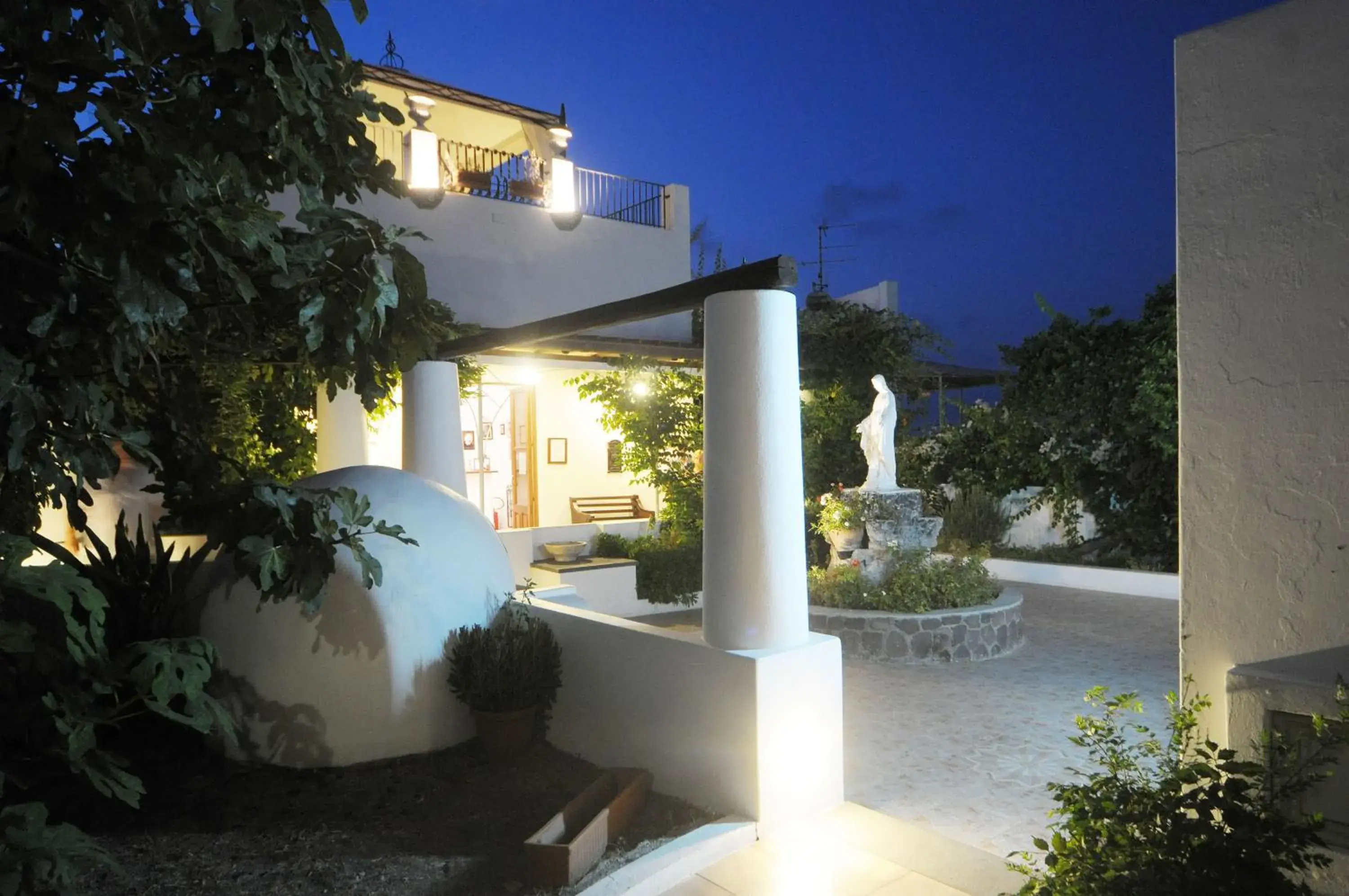 Facade/entrance, Property Building in Hotel Villaggio Stromboli - isola di Stromboli