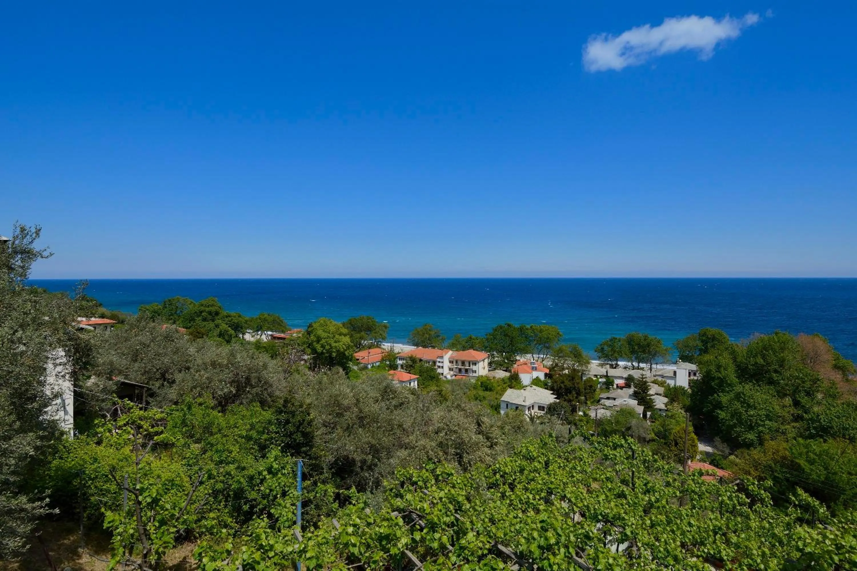 Balcony/Terrace in Hotel Agnadi - Horefto