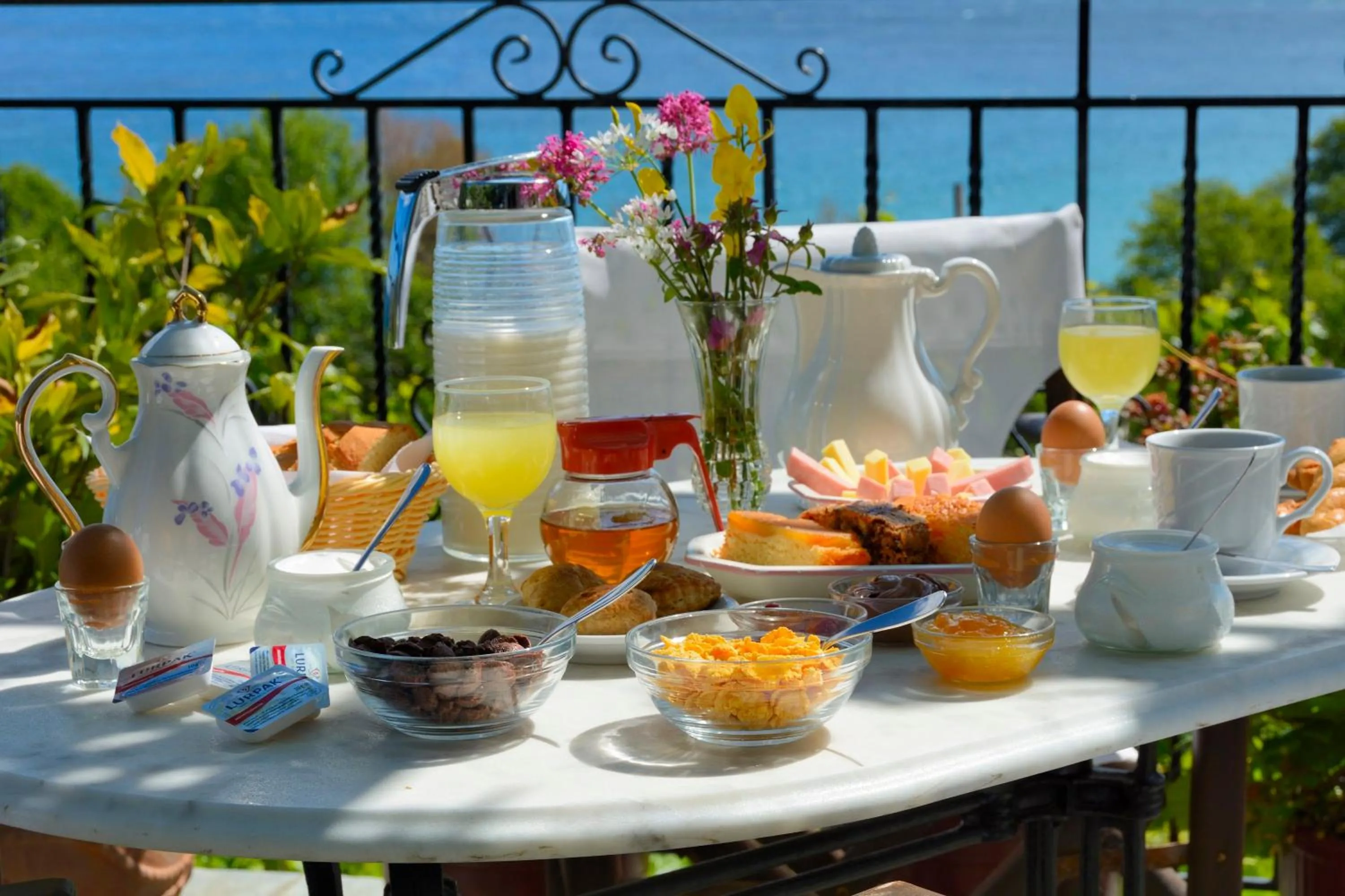 Balcony/Terrace in Hotel Agnadi - Horefto