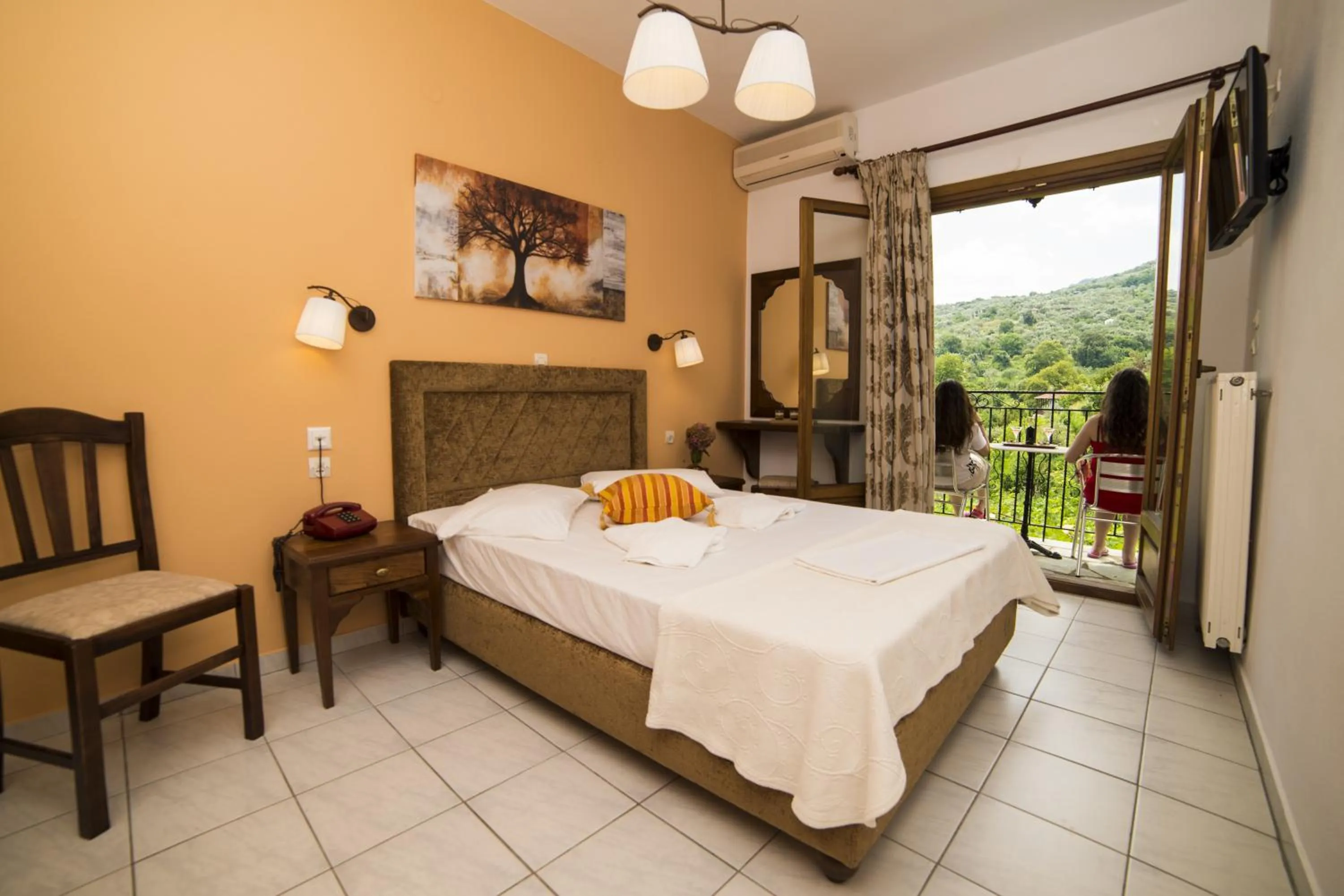 Day, Bed in Hotel Agnadi - Horefto