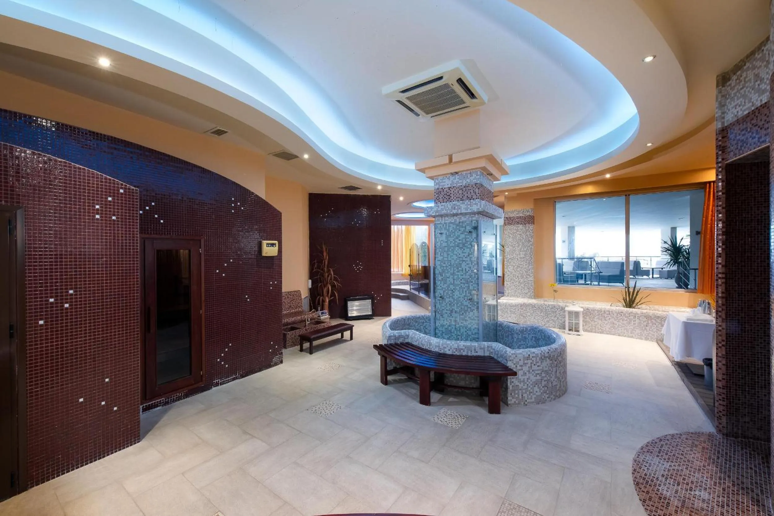Spa and wellness centre/facilities, Bed in Alexandros Palace