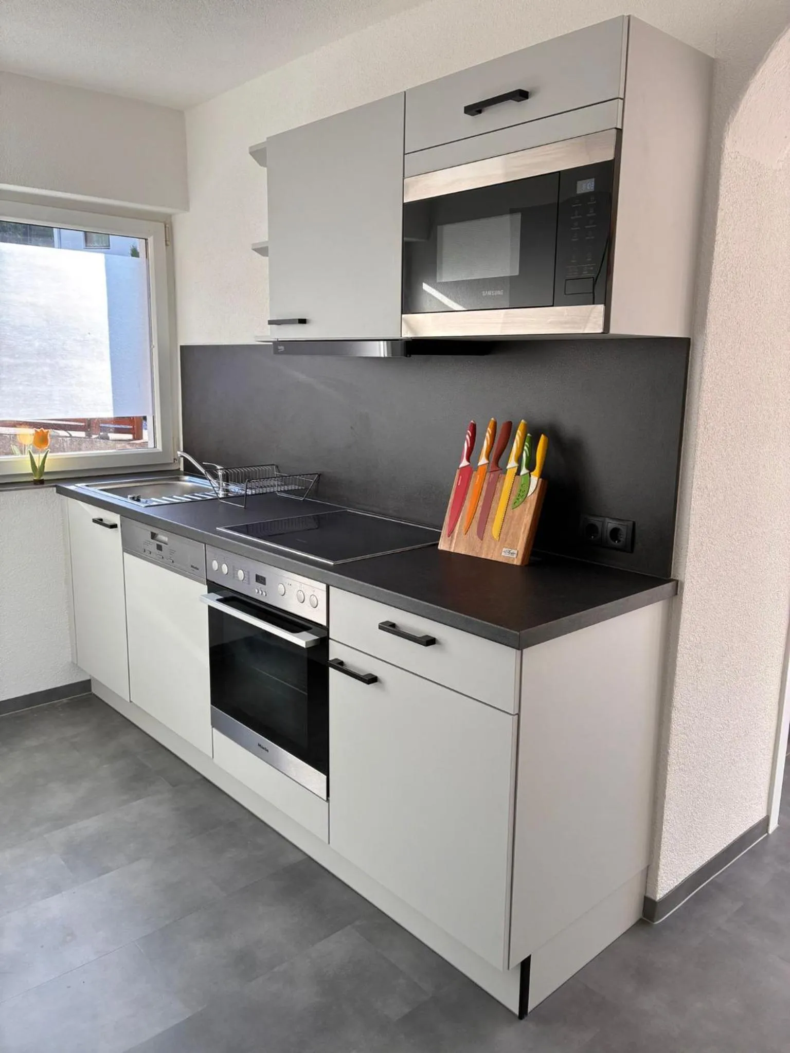 Kitchen or kitchenette in Pension Aschlandhof