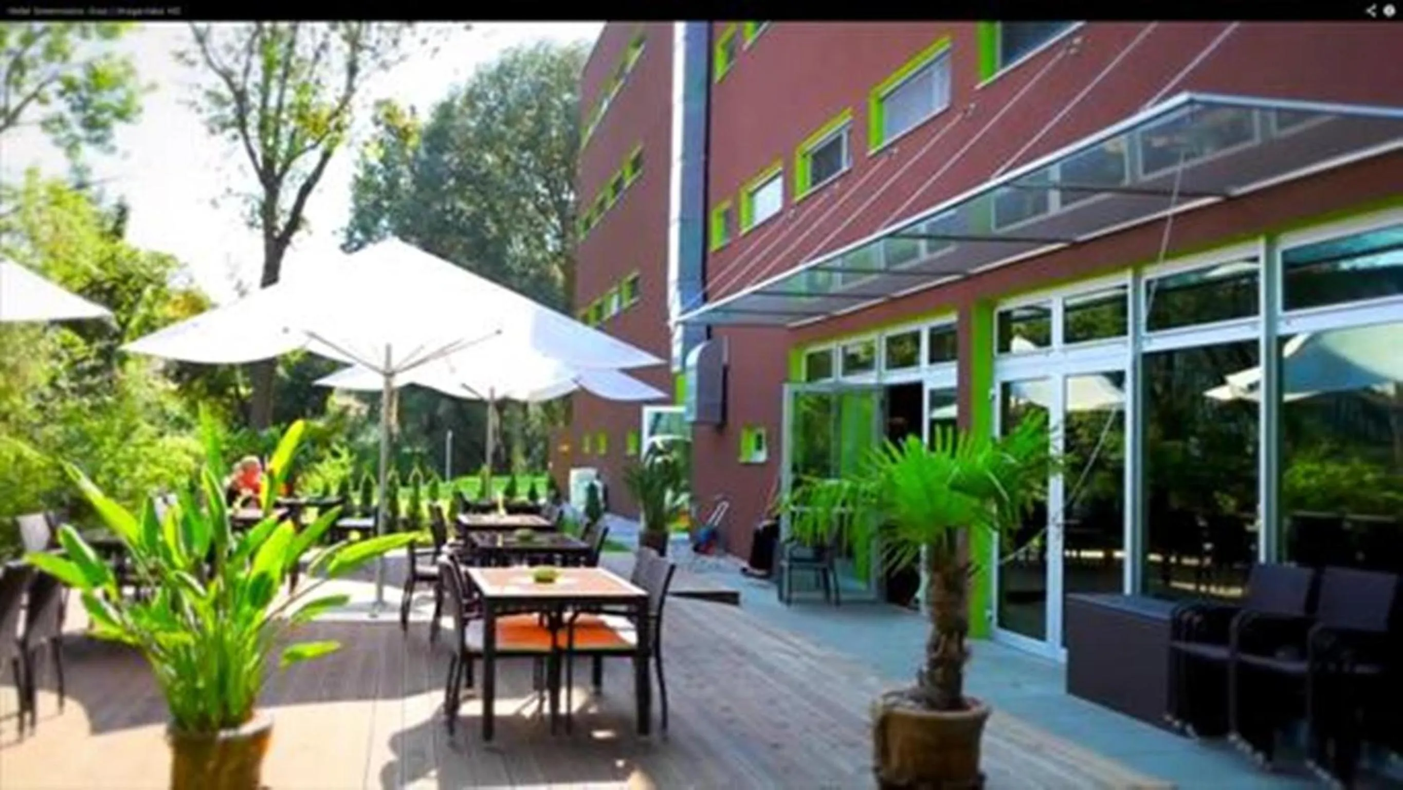 Balcony/Terrace in Hotel Greenrooms