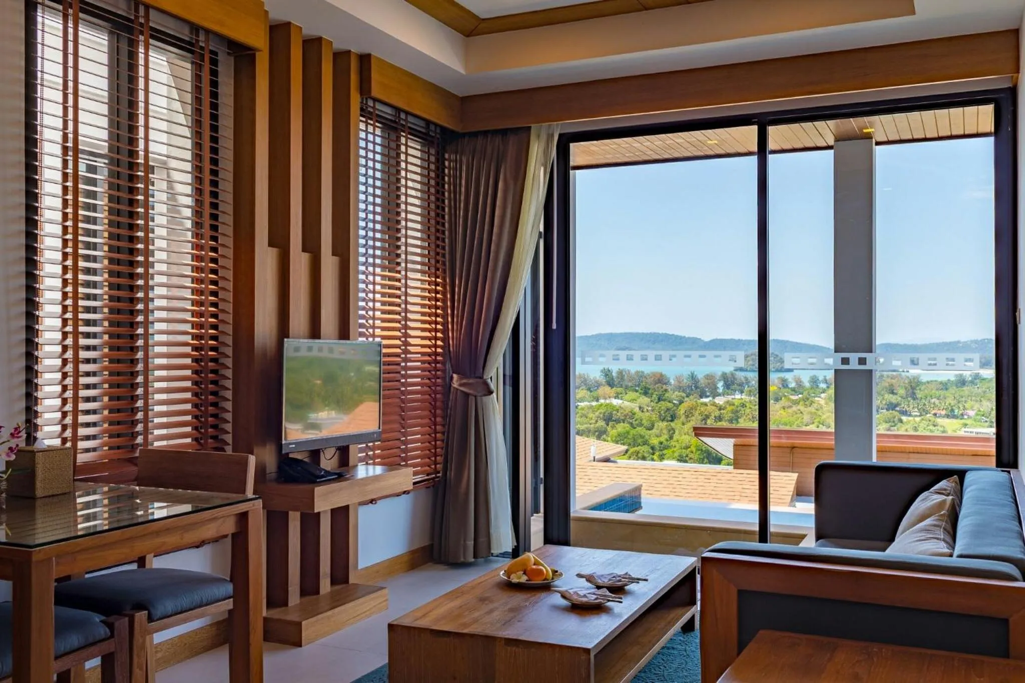 Living room in Andakiri Pool Villa Panoramic Sea View