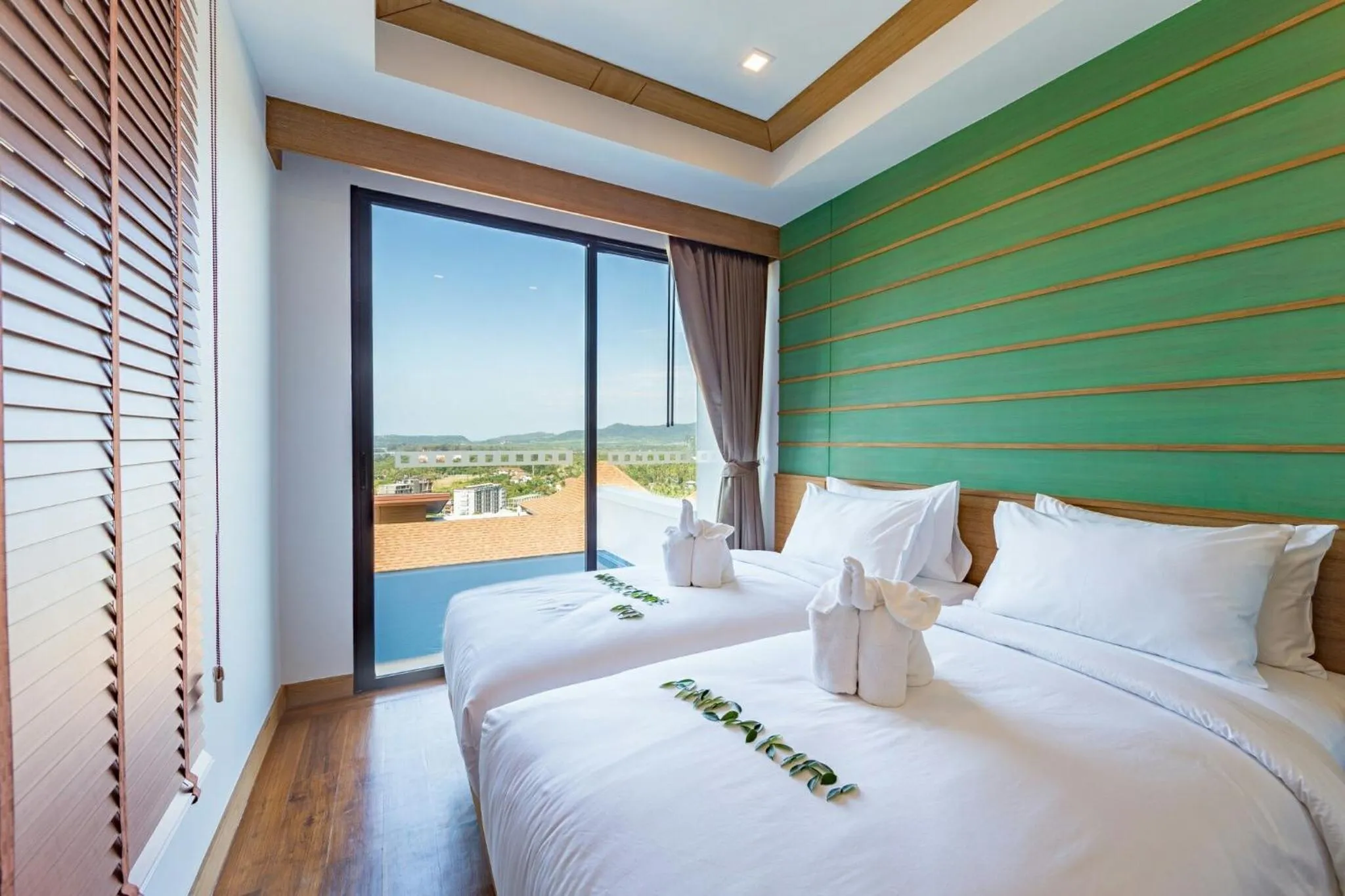 Bedroom, Bed in Andakiri Pool Villa Panoramic Sea View