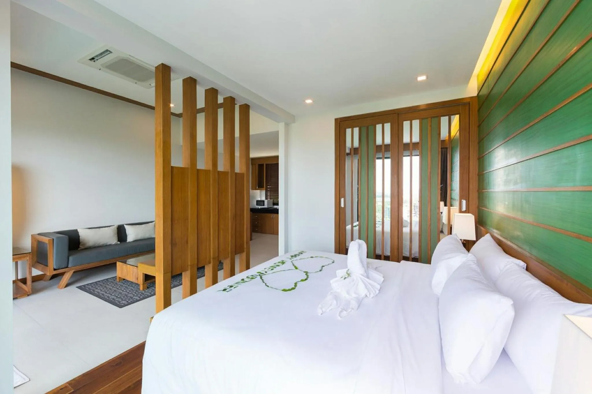 Bedroom, Bed in Andakiri Pool Villa Panoramic Sea View