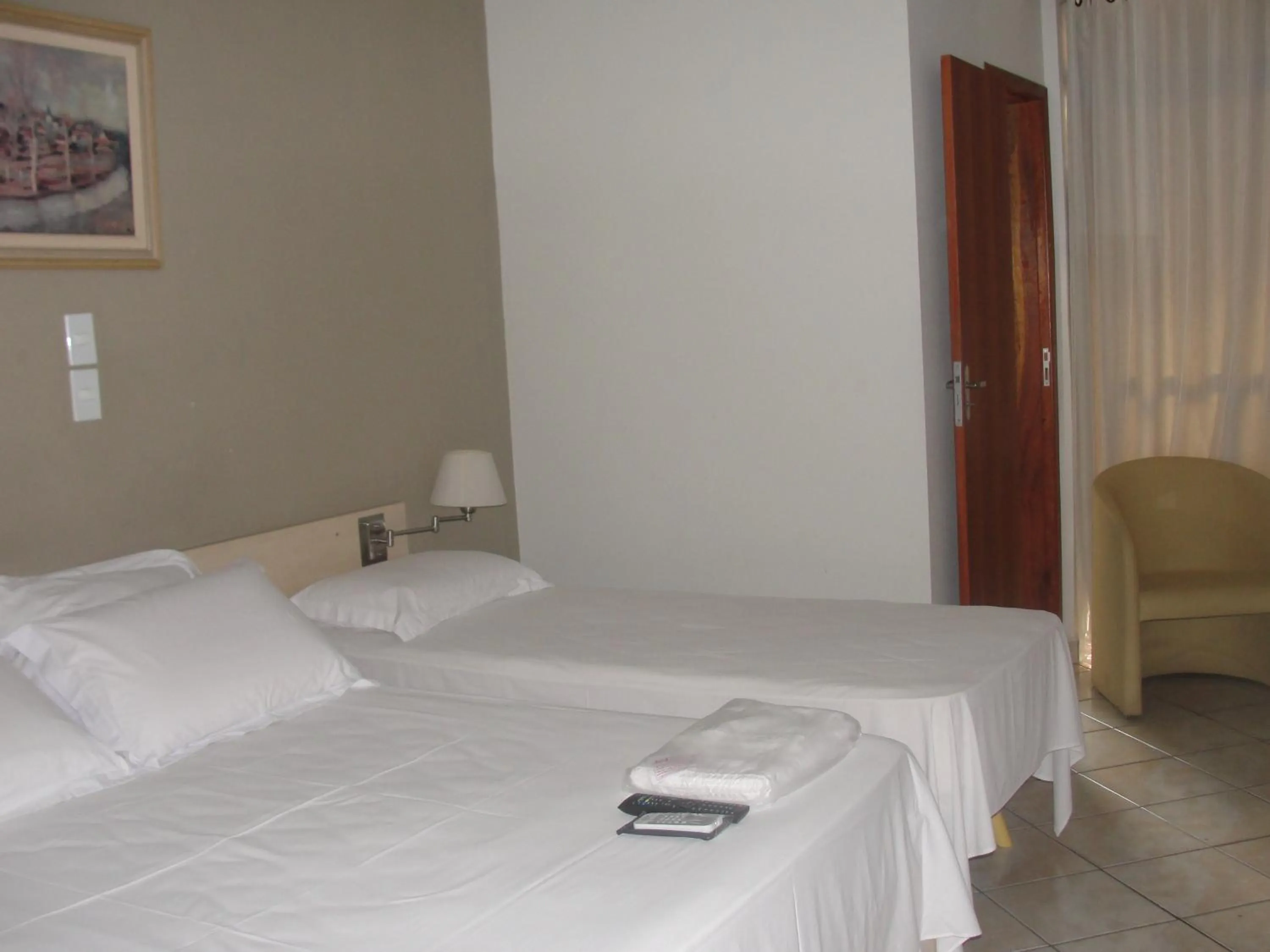 Bed in Manhuaçu Center Hotel