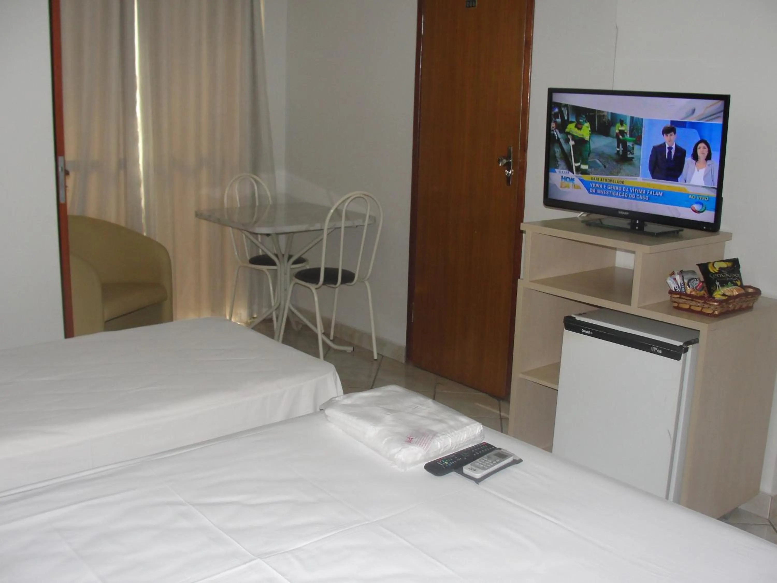 Bed in Manhuaçu Center Hotel