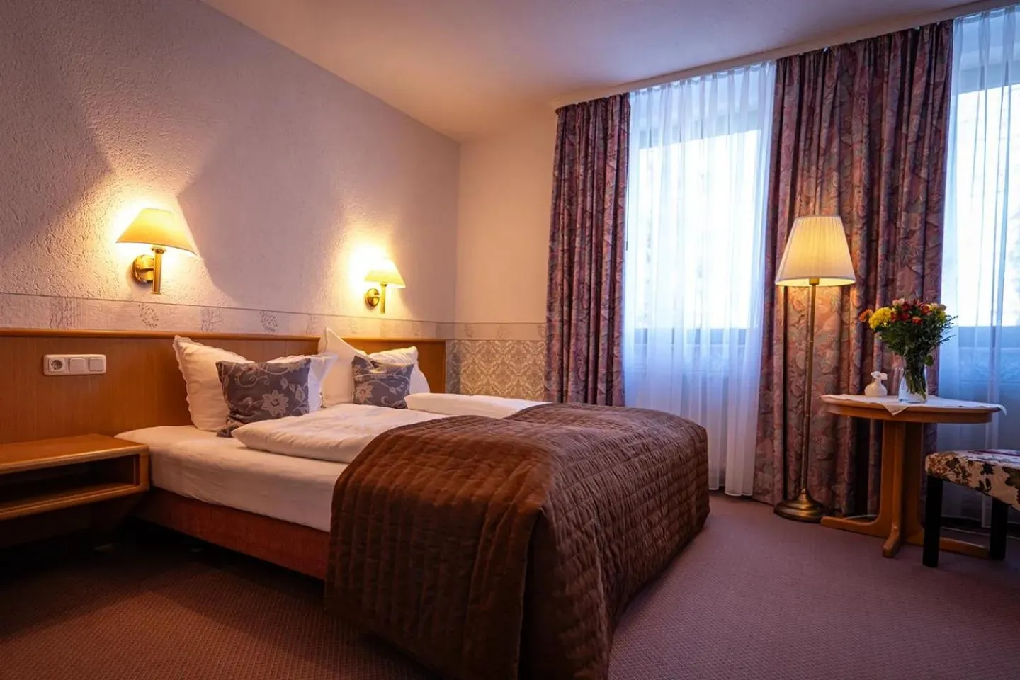 Photo of the whole room, Bed in Familien-Hotel Am Tränkbachtal Frauenwald