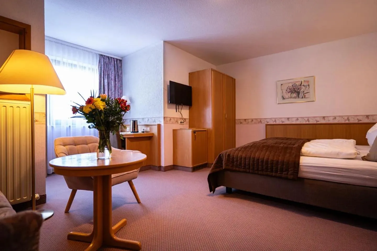 Photo of the whole room, Bed in Familien-Hotel Am Tränkbachtal Frauenwald