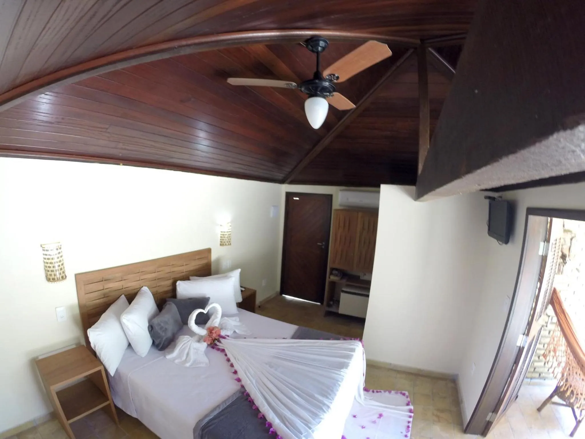 Bed in Pousada Berro do Jeguy