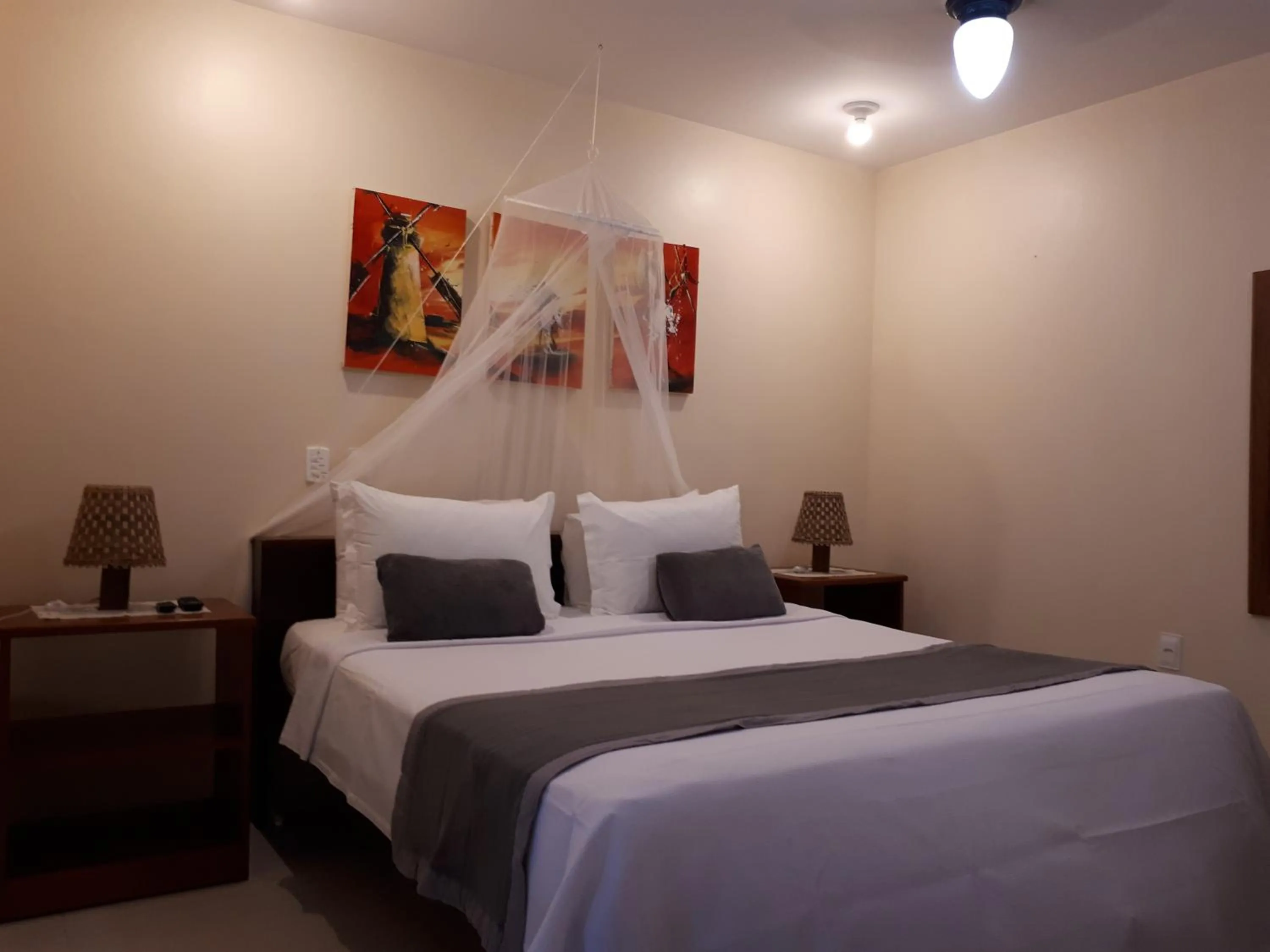 Bed in Pousada Berro do Jeguy