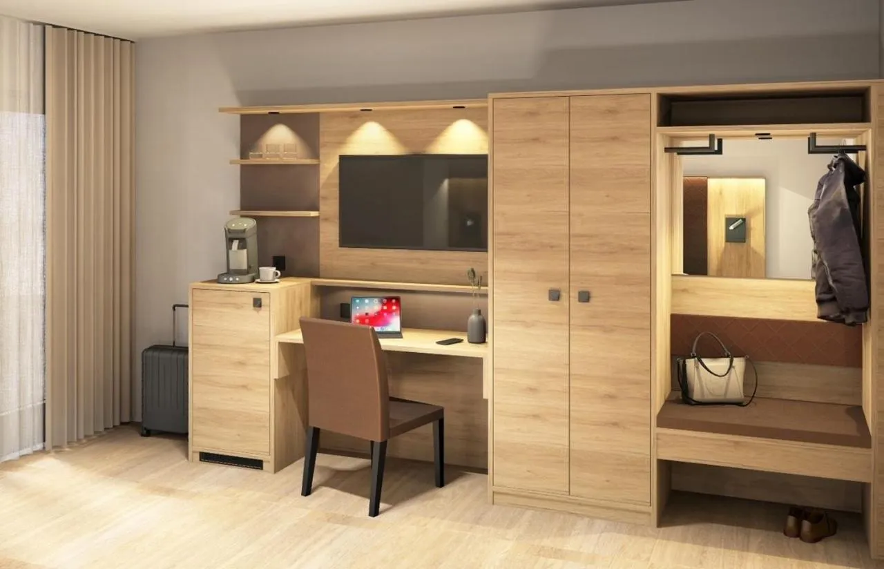 Bed in Hotel Charlotte