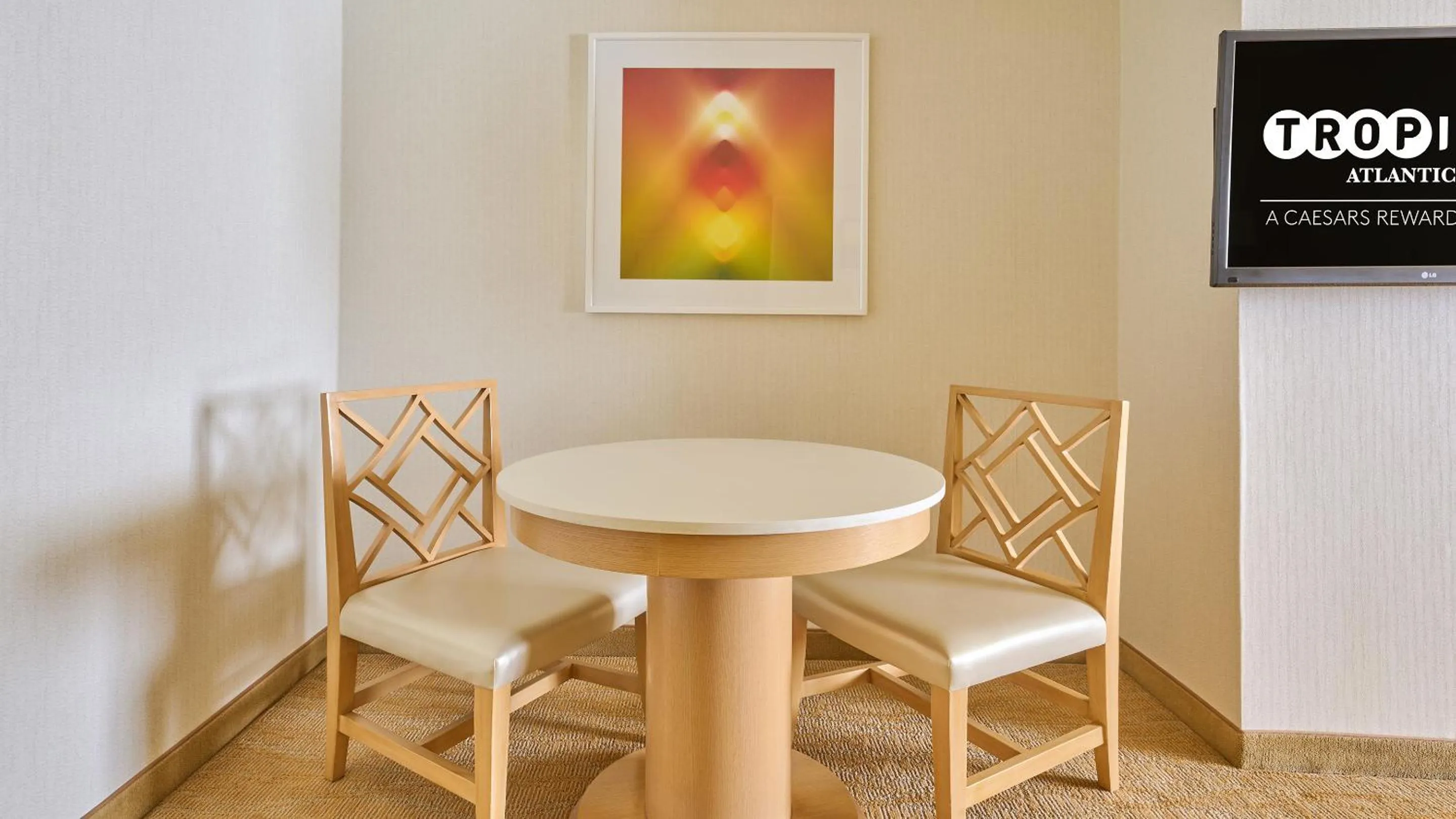 Dining area in Tropicana Atlantic City, A Caesars Destination