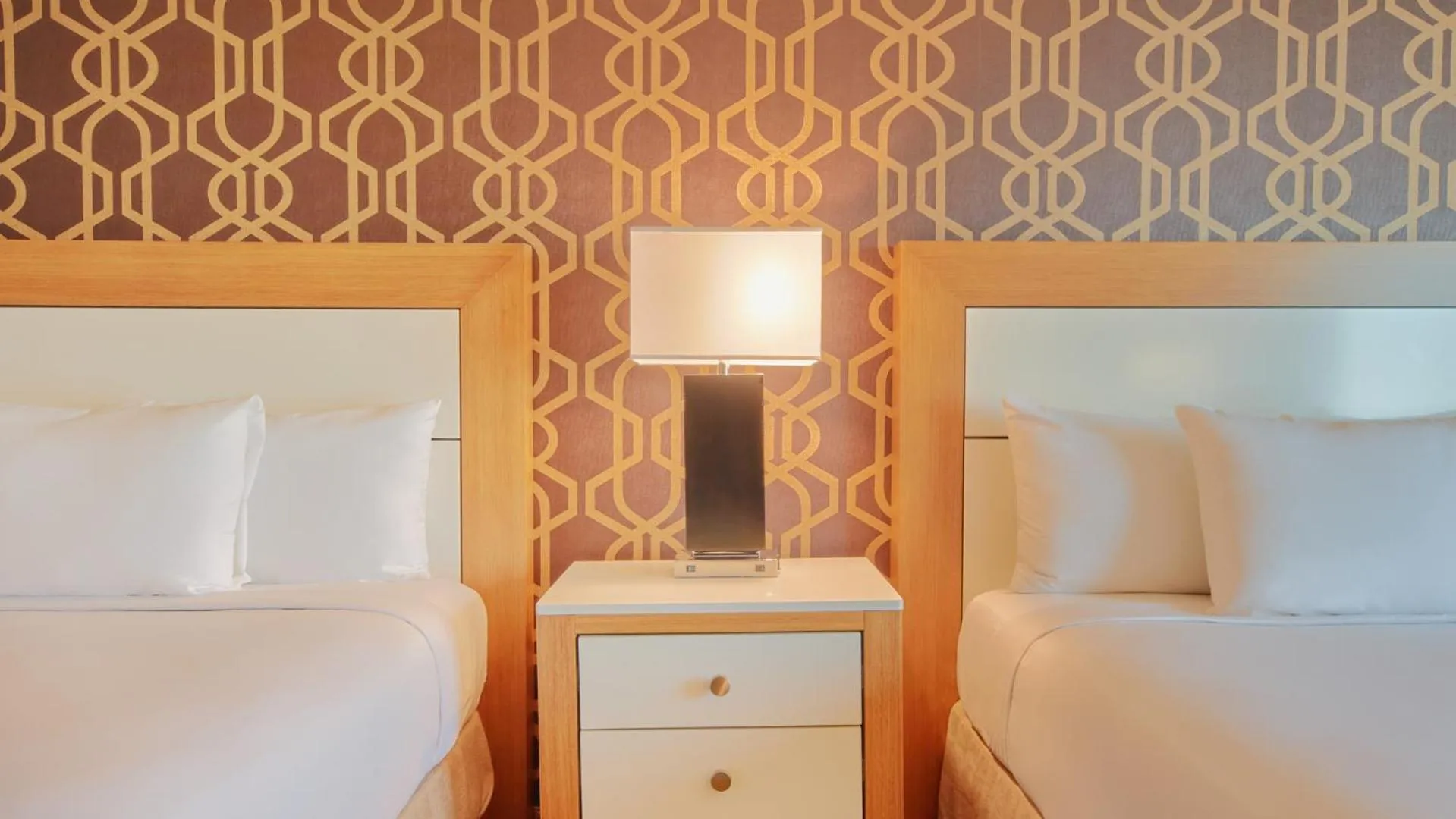 Bed in Tropicana Atlantic City, A Caesars Destination