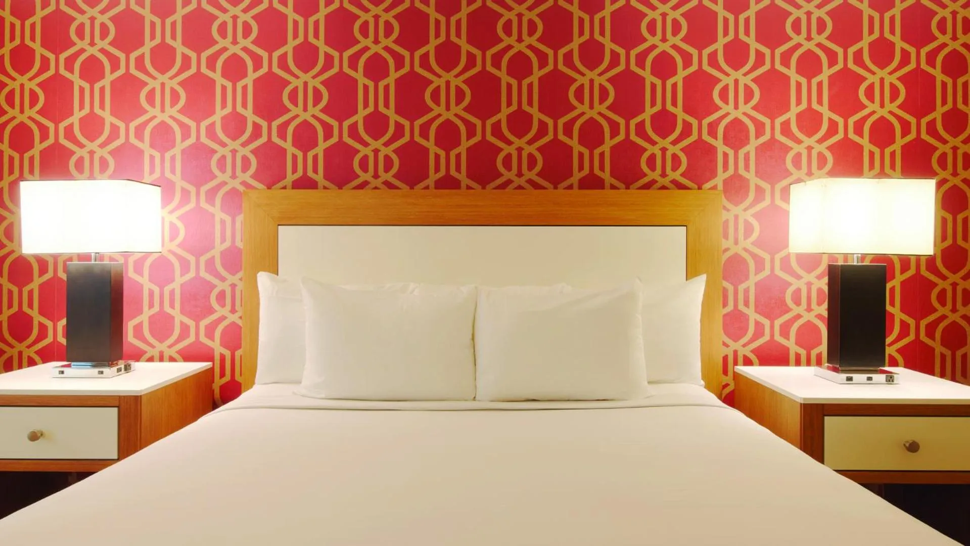 Bed in Tropicana Atlantic City, A Caesars Destination