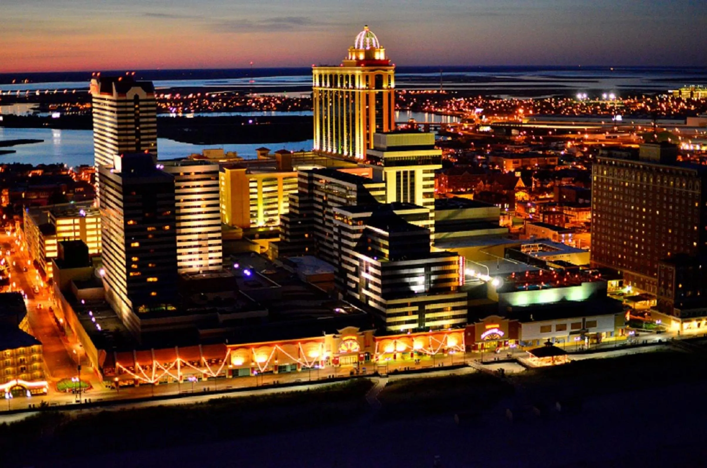 Facade/entrance in Tropicana Atlantic City, A Caesars Destination
