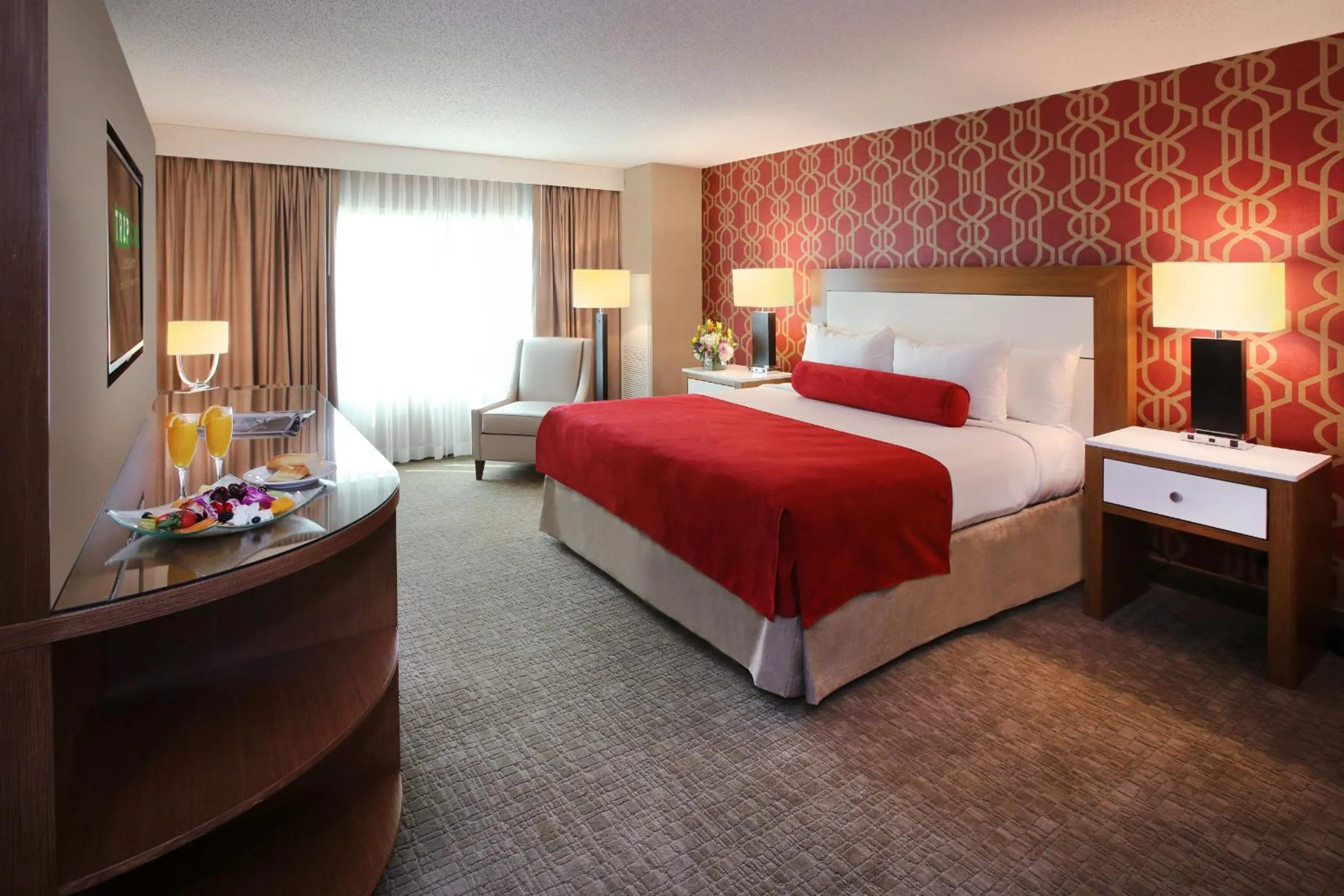 Photo of the whole room, Bed in Tropicana Atlantic City, A Caesars Destination